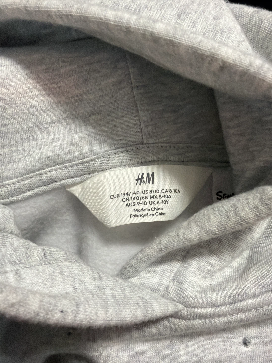H&M Cinnamoroll Hoodie Grey Size 8-10Y - photo 3