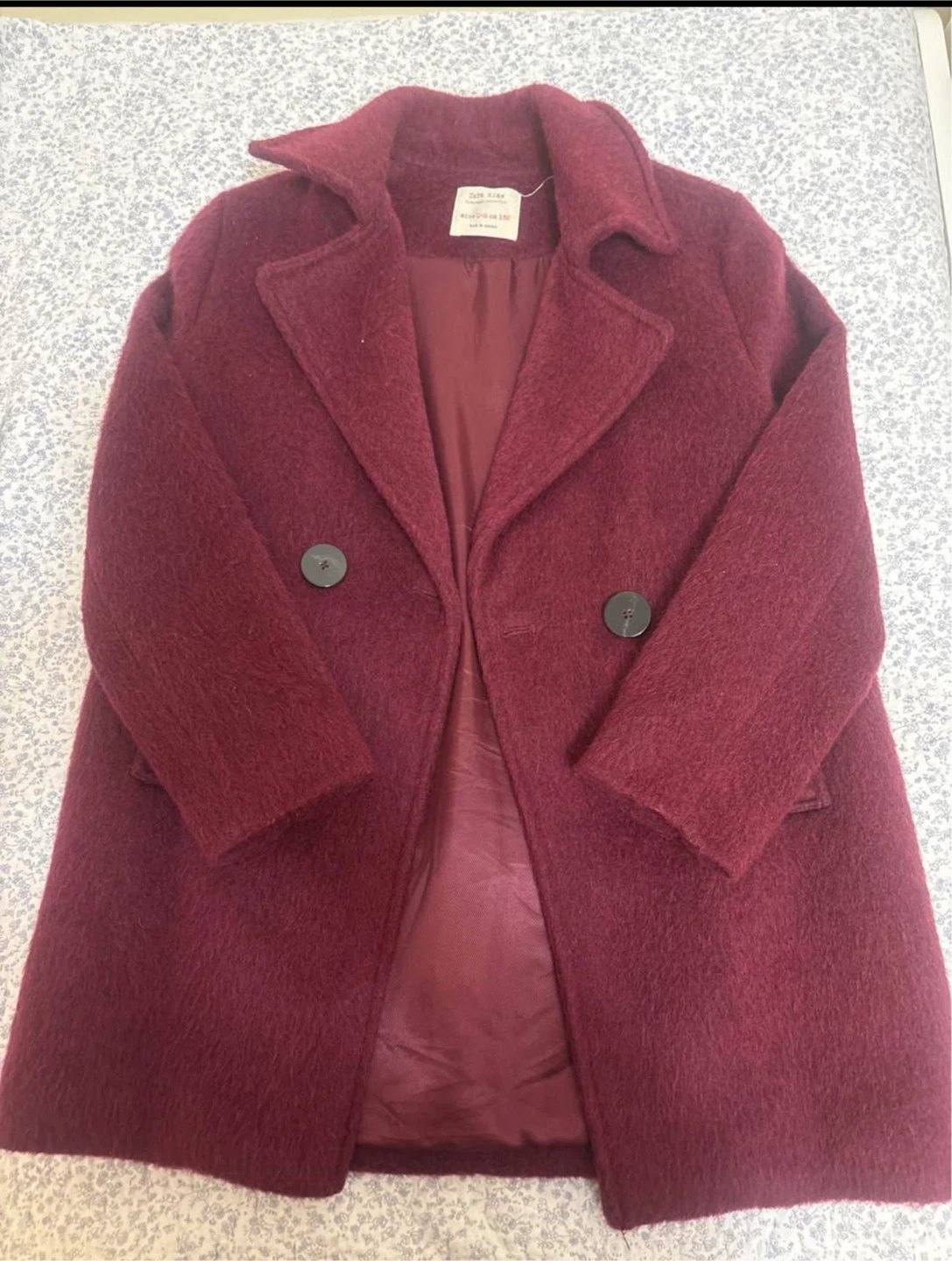 Zara Kids Wool Coat - 11-12y