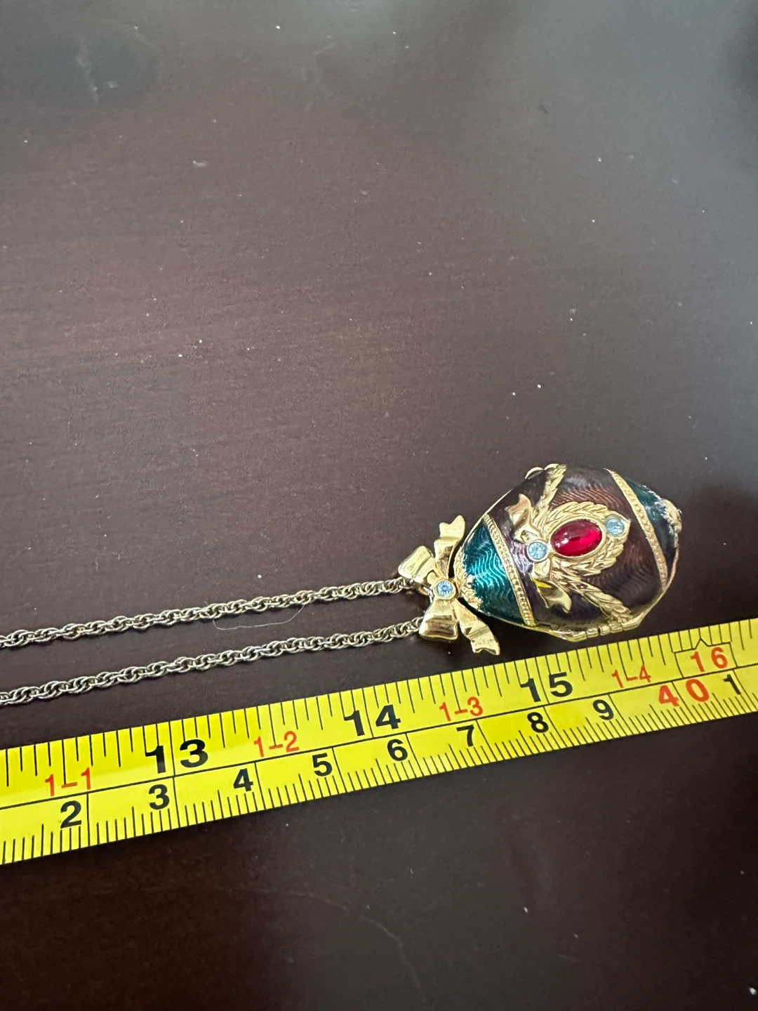 Joan Rivers Classics Egg Locket Watch Necklace - photo 5