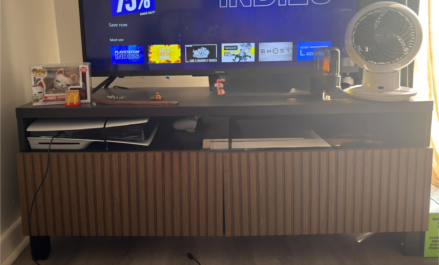 IKEA BESTÅ TV Bench with Drawers