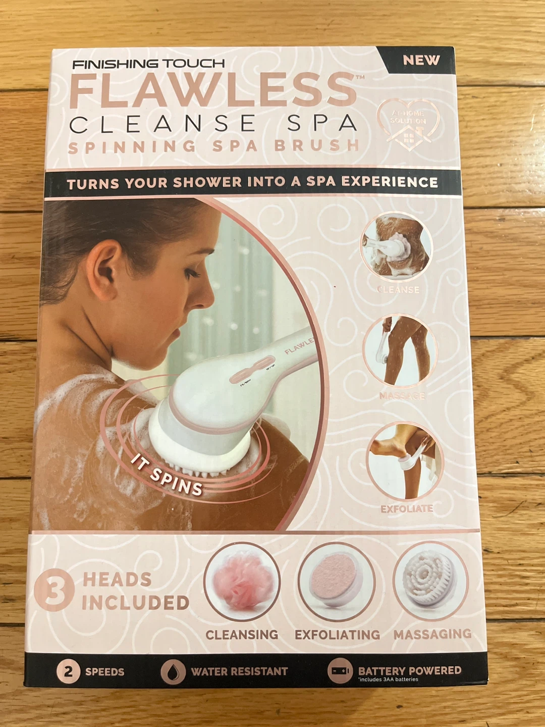 Finishing Touch Flawless Cleanse Spa Spinning Spa Brush