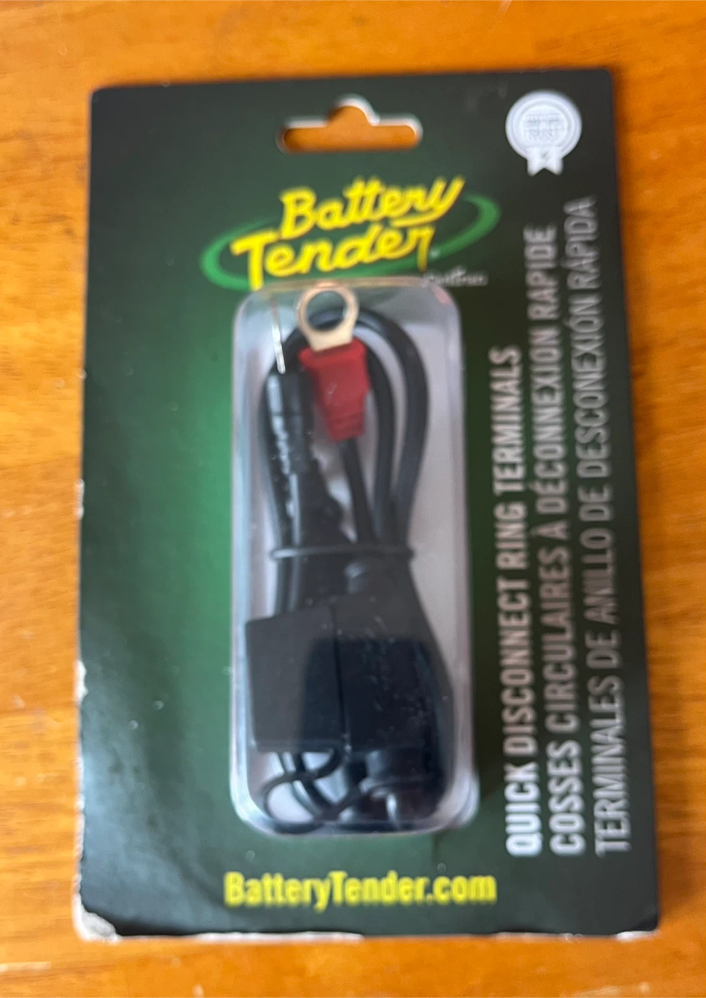 Battery Tender Quick Disconnect Ring Terminals 16 Gauge Wire