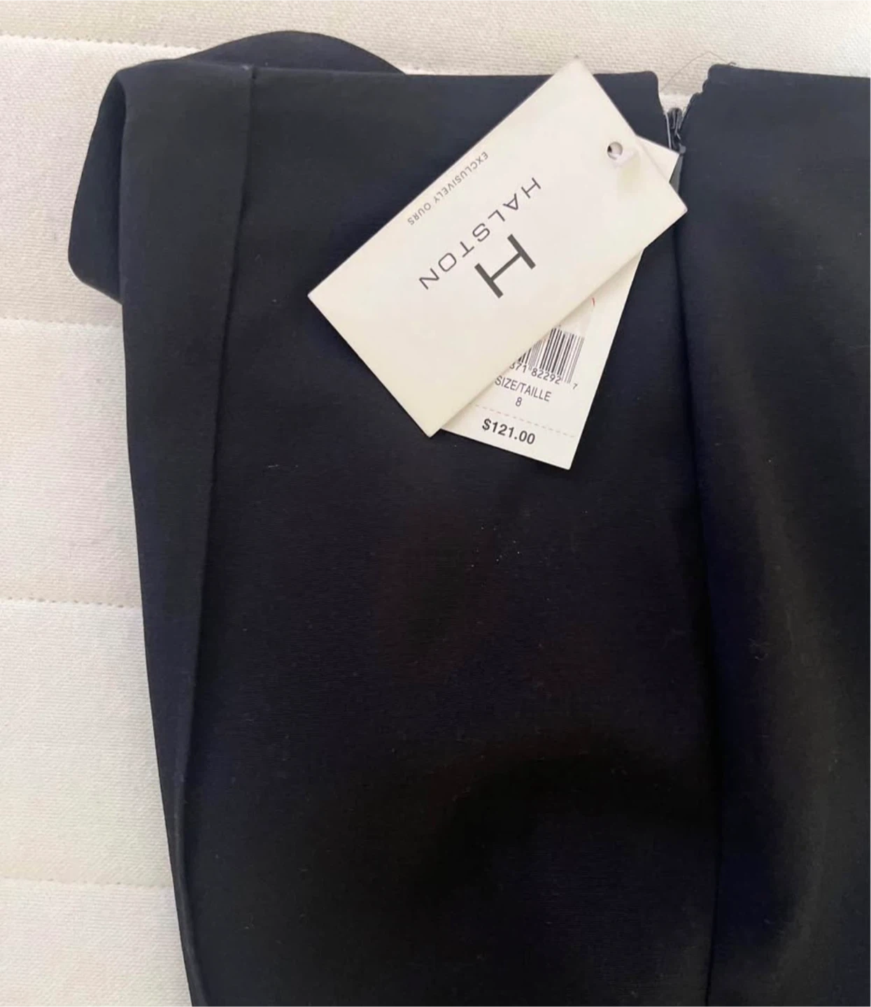 Halston Black Trousers Size 8 - photo 3