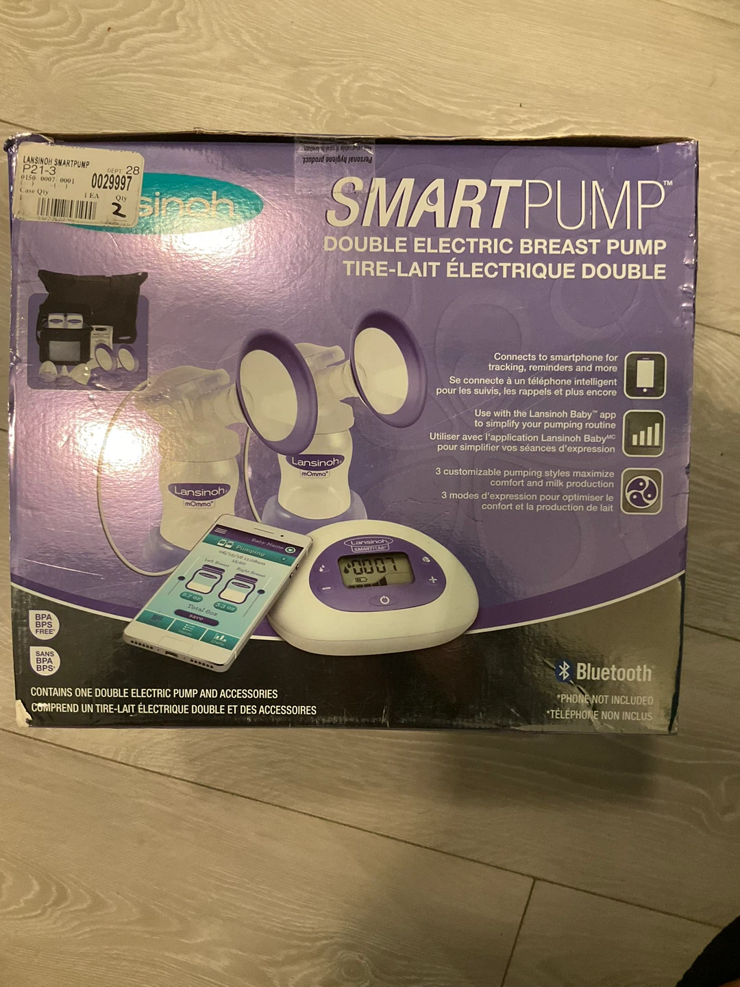 Lansinoh SmartPUMP Double Electric Breast Pump