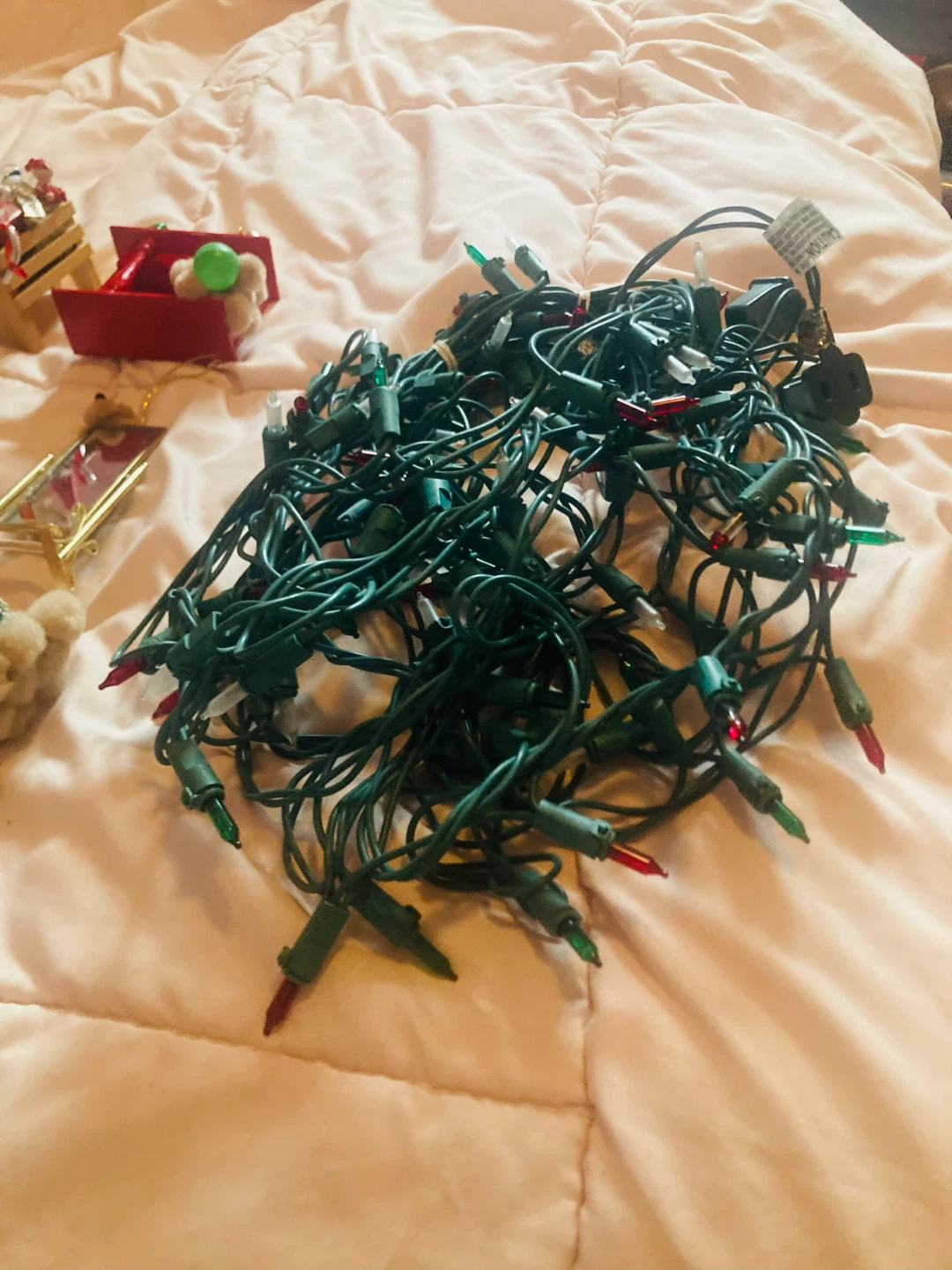 Christmas light with 12 Ornament - photo 2