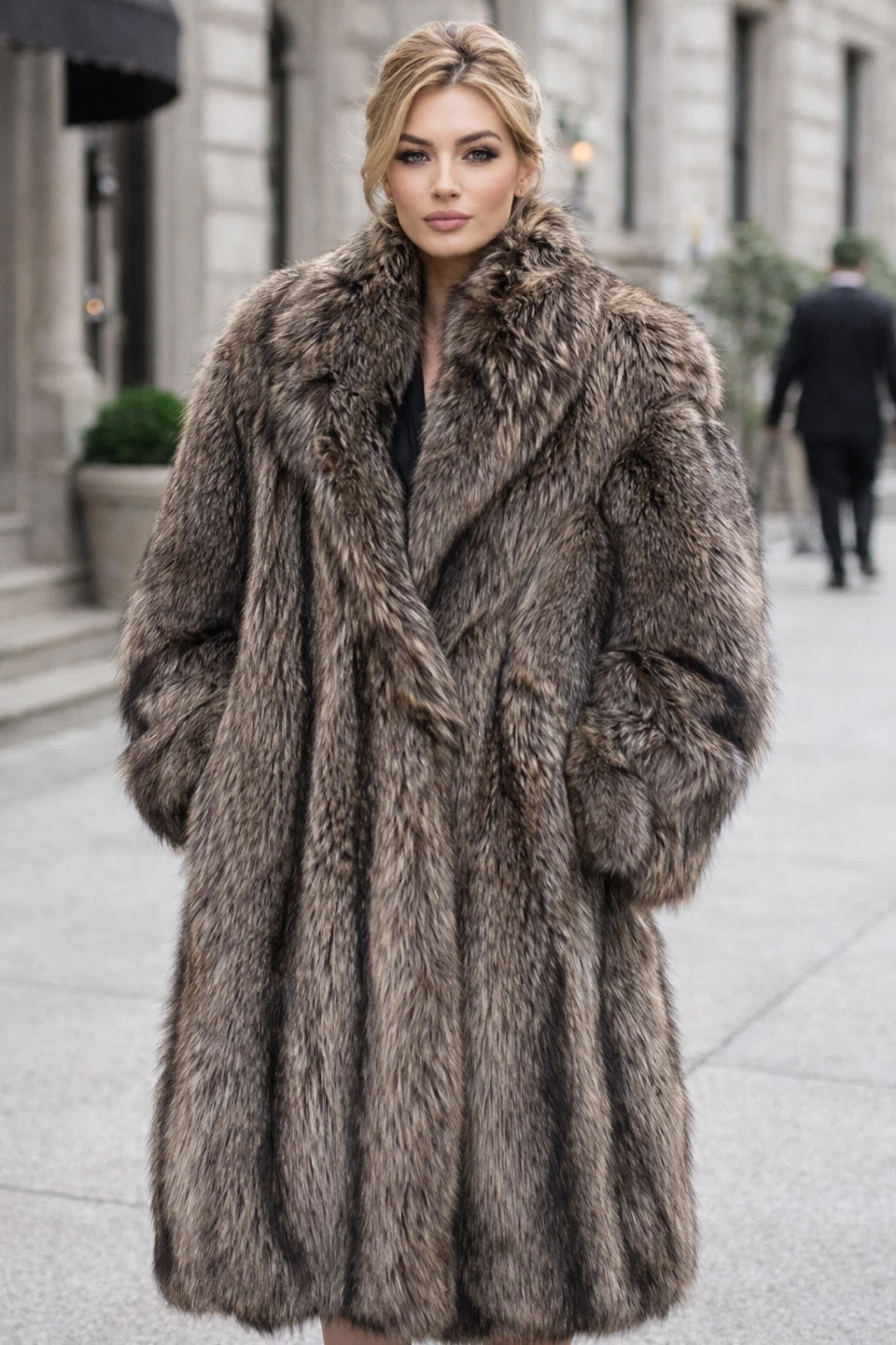 Faux Fur Coat