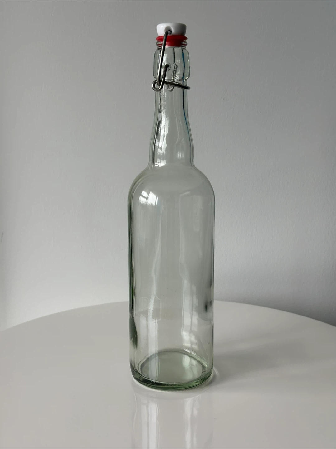 🥕 Set of 3 Swing-Top Glass Bottles – Red, Clear & Blue 🍶✨ - photo 4