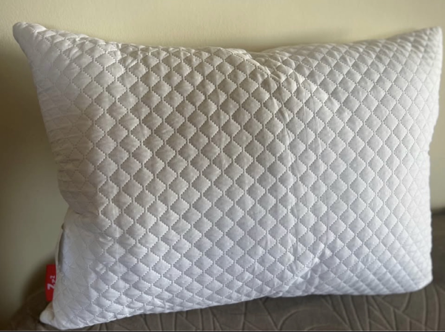 New-JUMBO/GEANT Pillow - White Quilted Polyester
