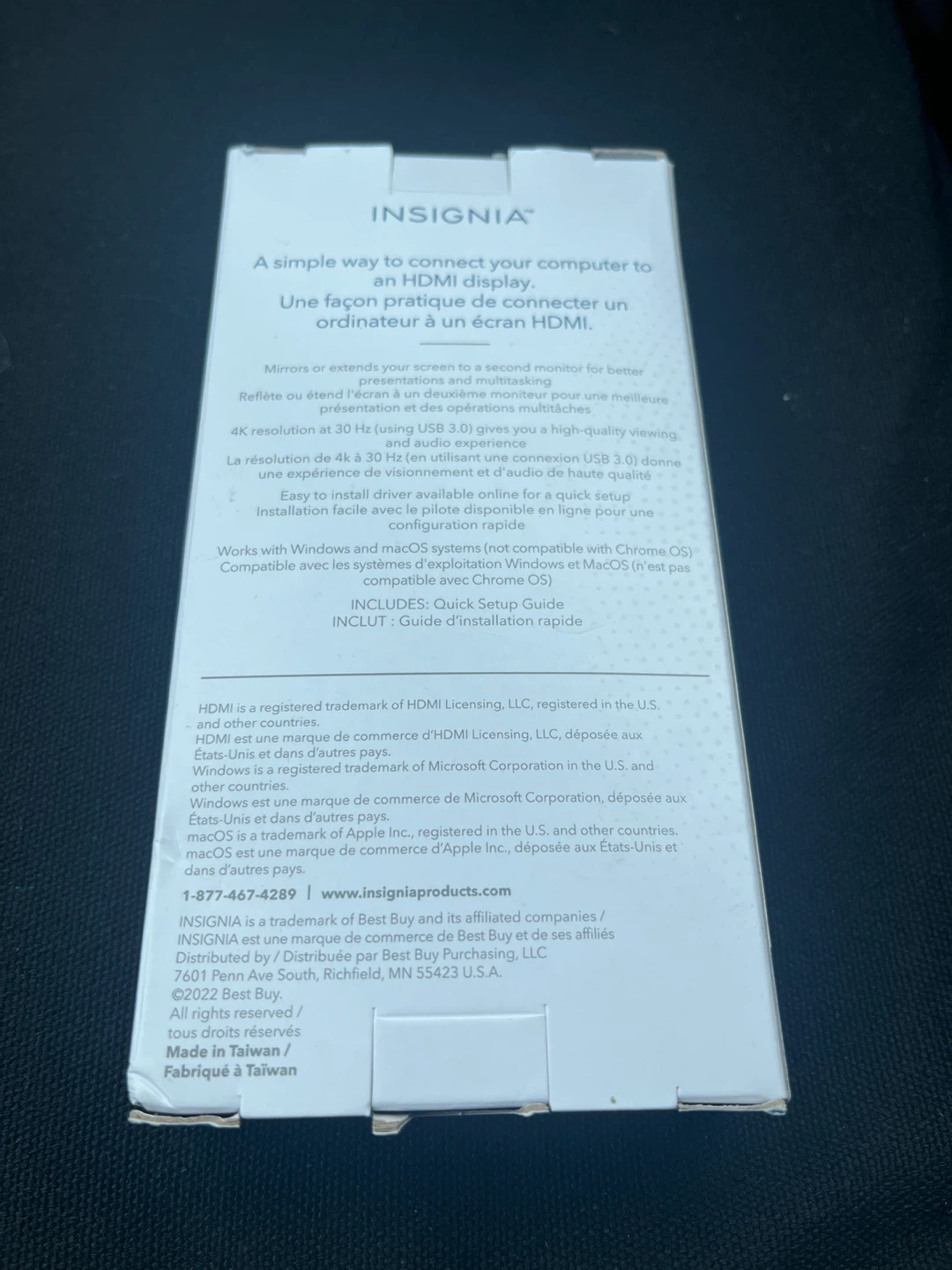 Insignia USB 3.0 to HDMI 4K Ultra HD Adapter - photo 2