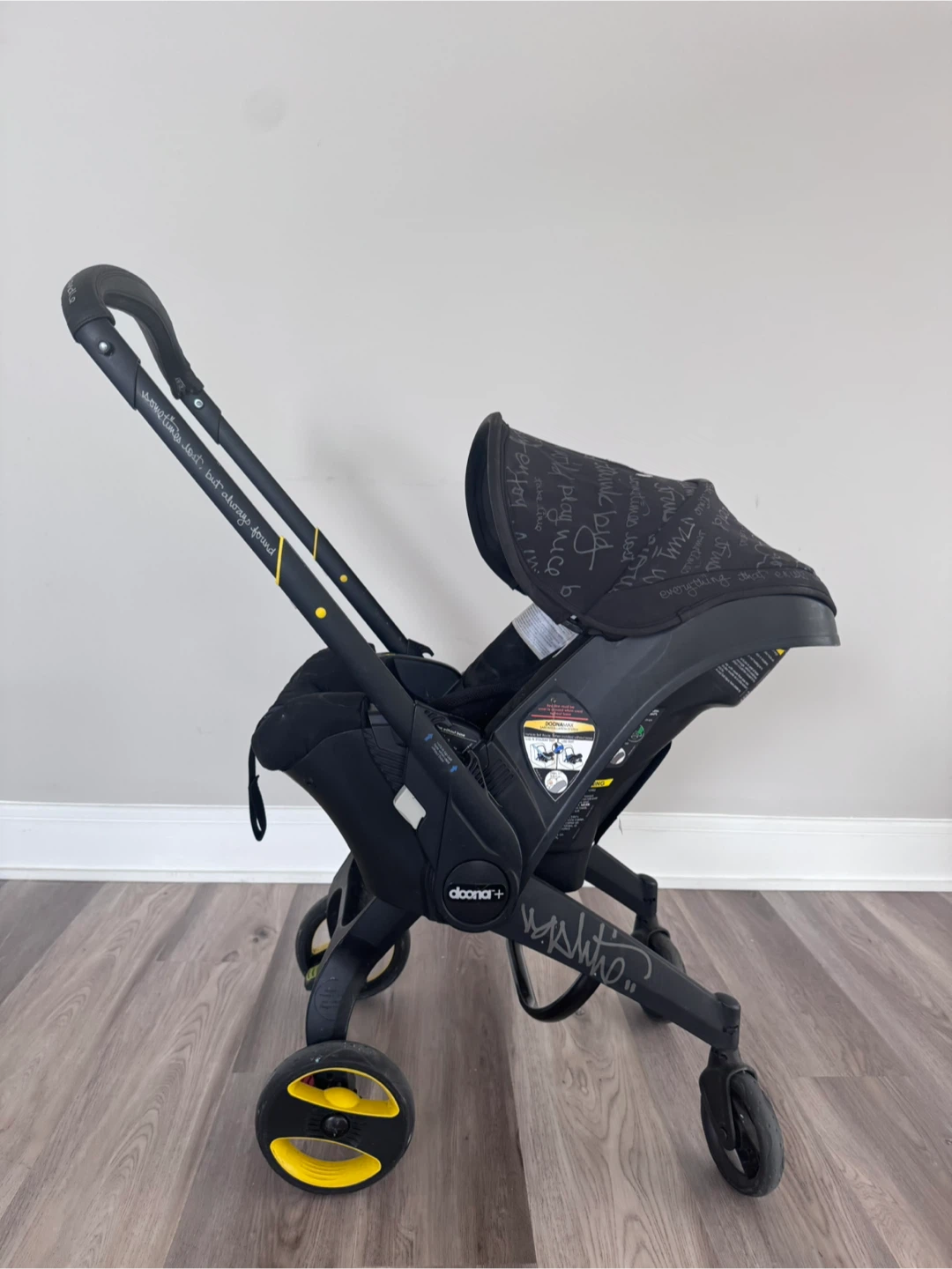 Doona+ Infant Car Seat and Stroller Combo - Black - photo 3