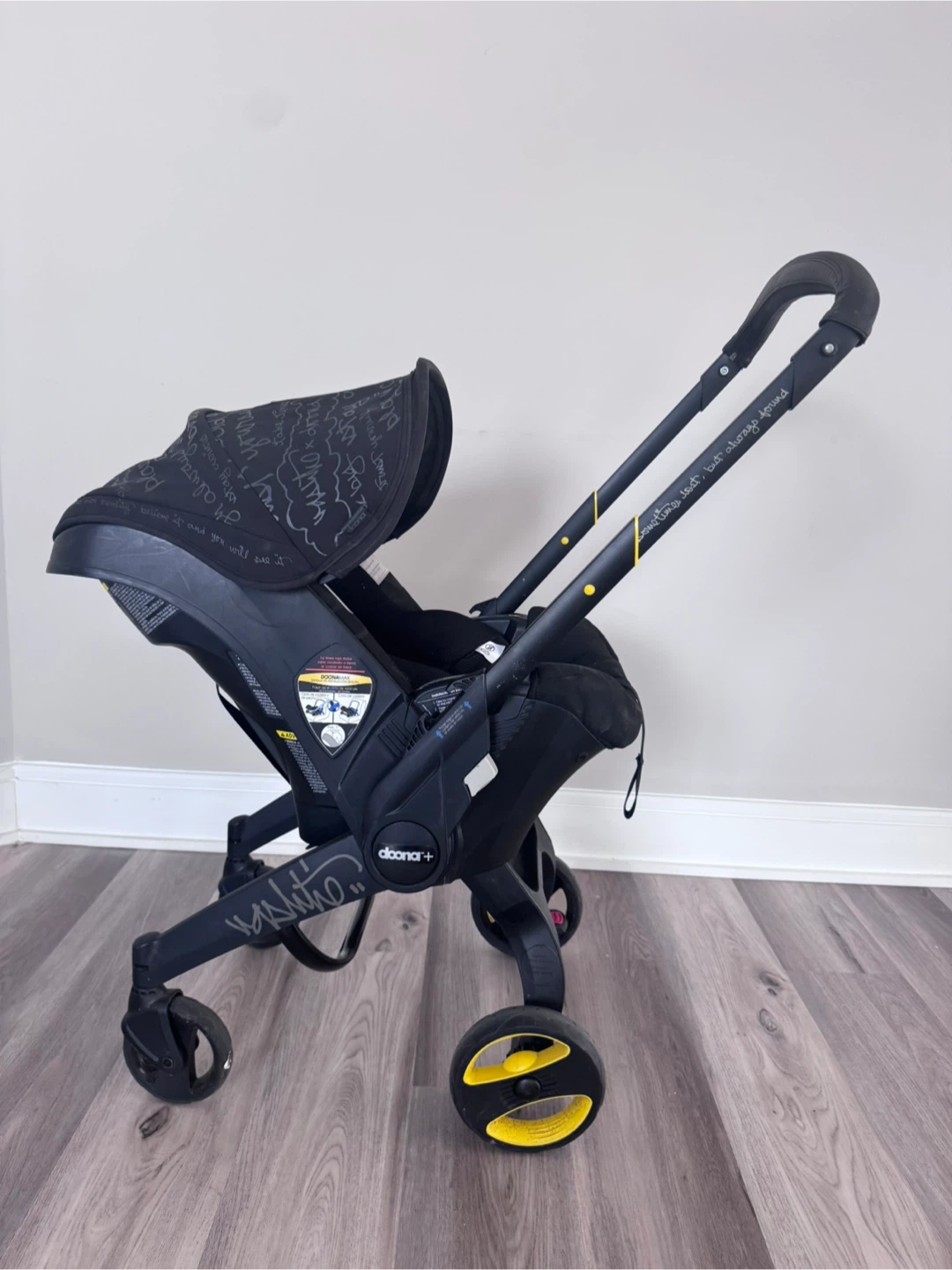Doona+ Infant Car Seat and Stroller Combo - Black - photo 4