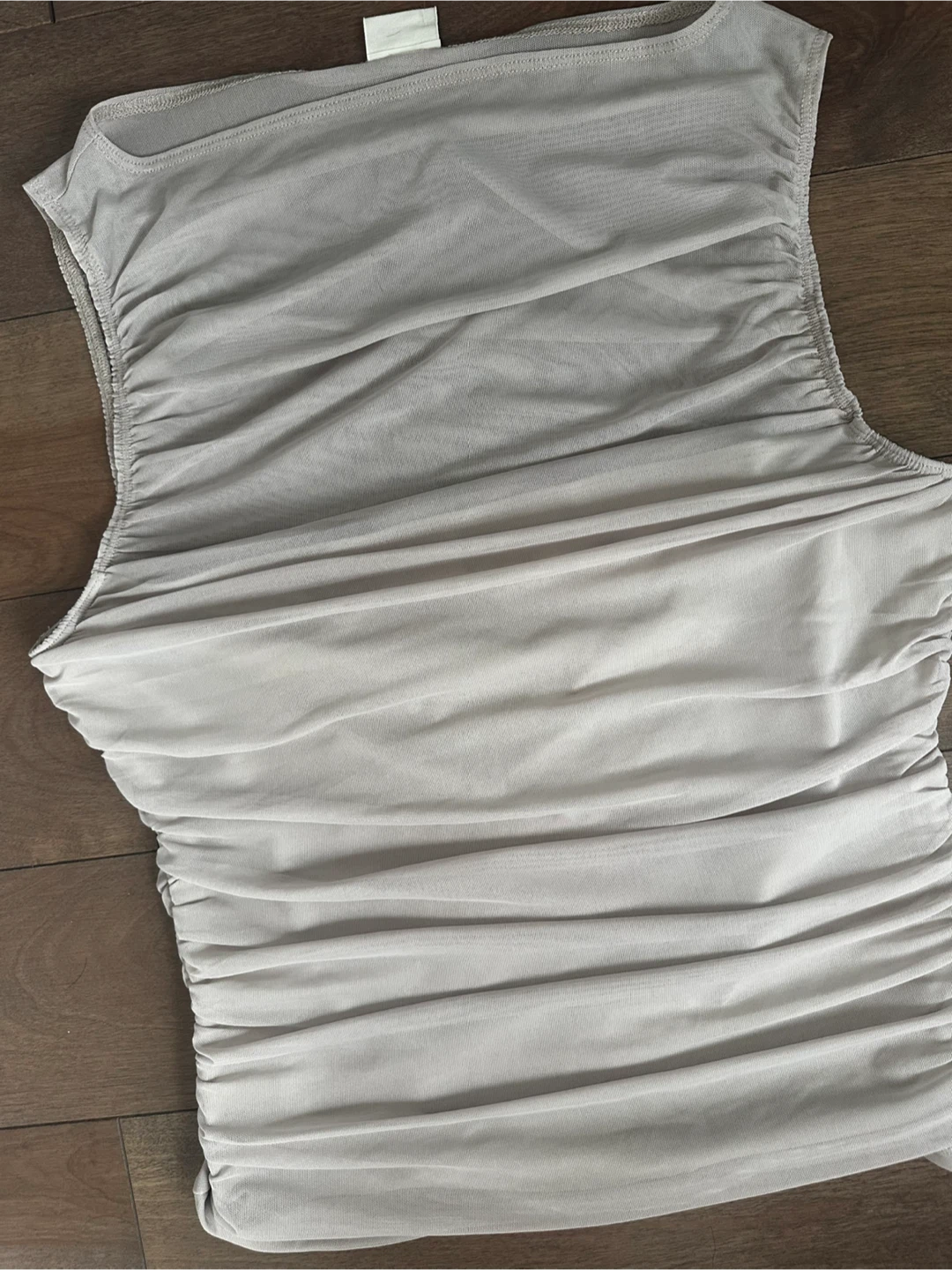 New Abercrombie Ruched Mesh Tank Top - Medium - photo 2