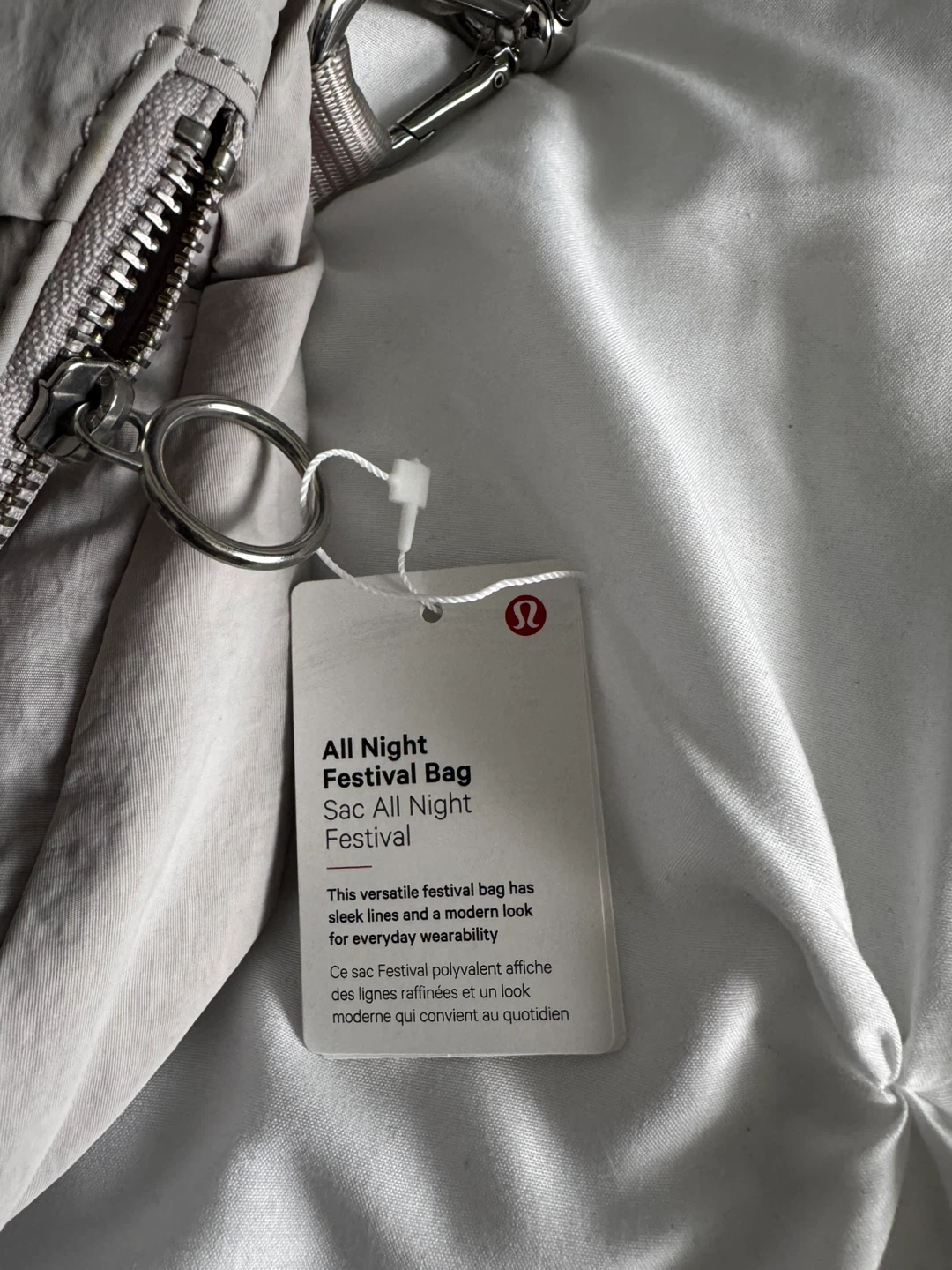 Lululemon All Night Festival Bag Silver Birch - photo 2