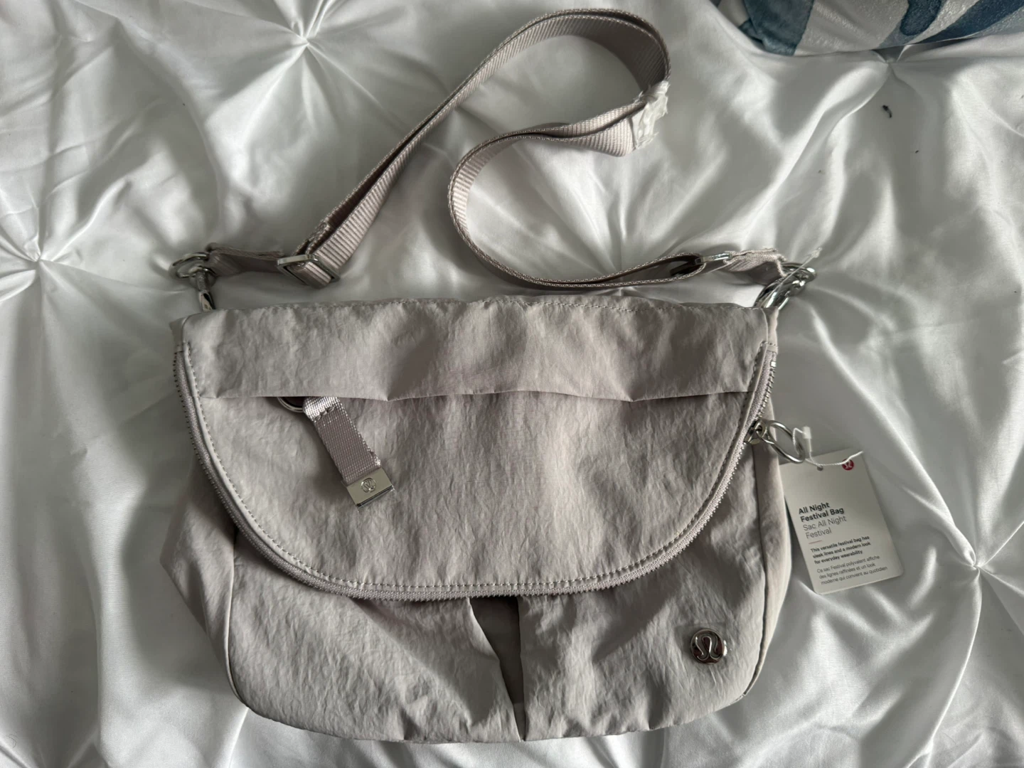 Lululemon All Night Festival Bag Silver Birch