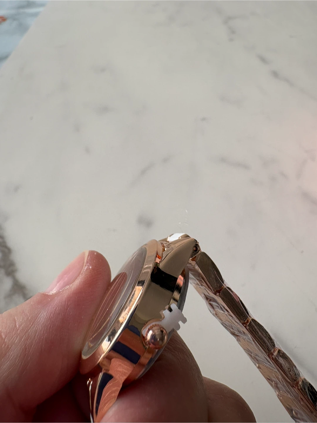 Elegant Rose Gold & White Women’s Watch – Quartz – With Box - photo 5