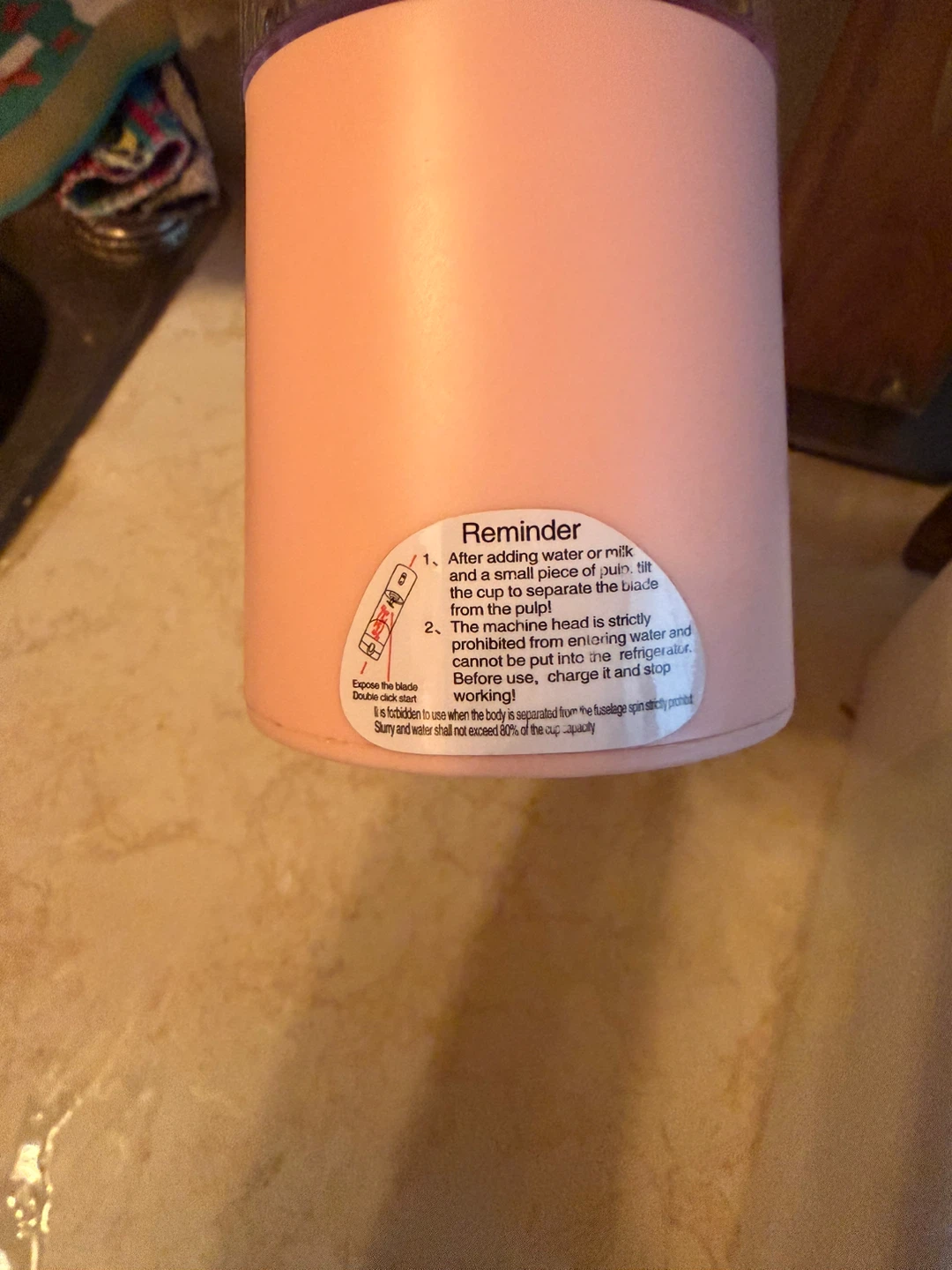 Portable USB Rechargeable Blender - photo 2
