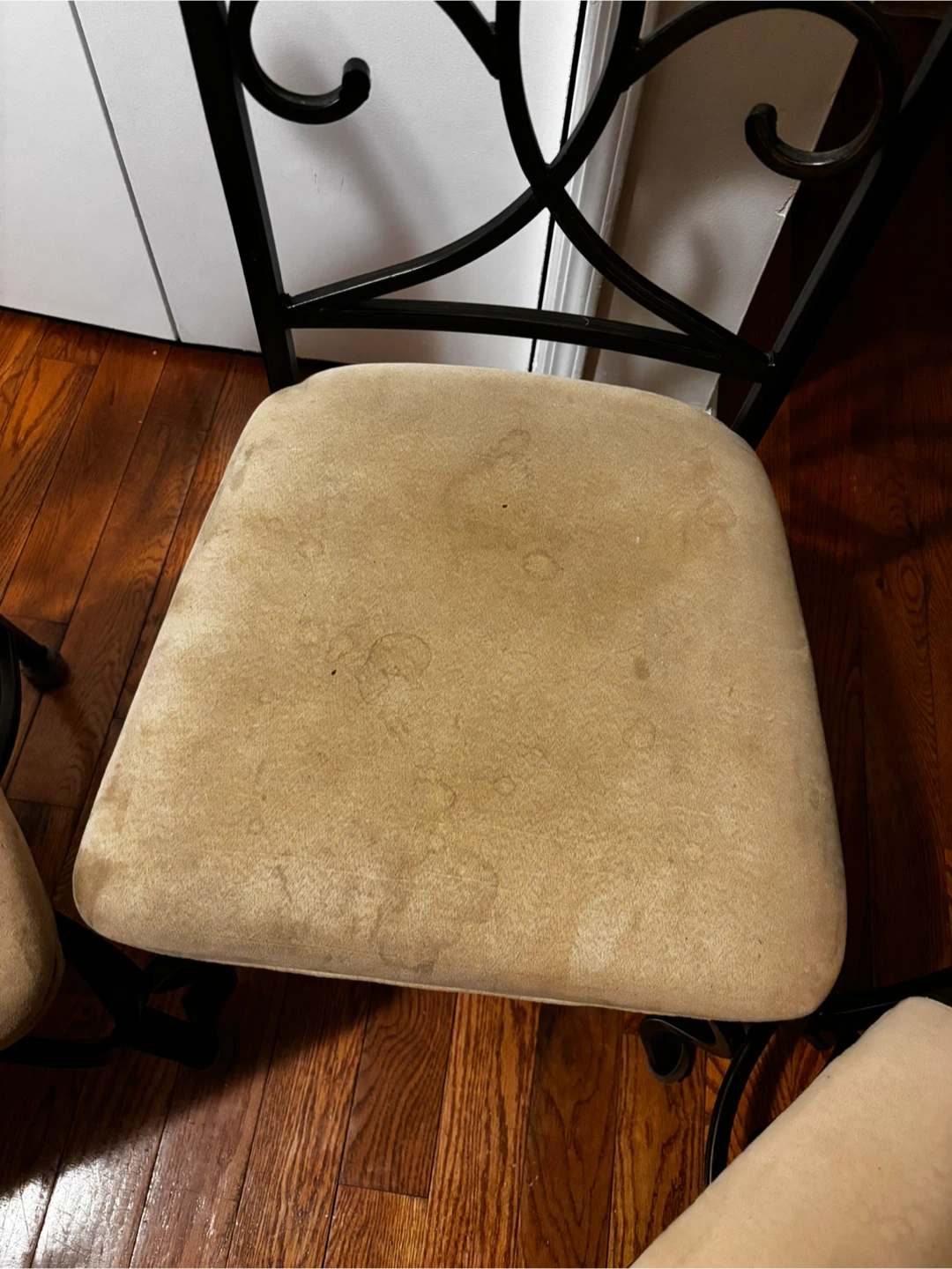 Round Glass Dining Table with 4 Chairs - photo 5