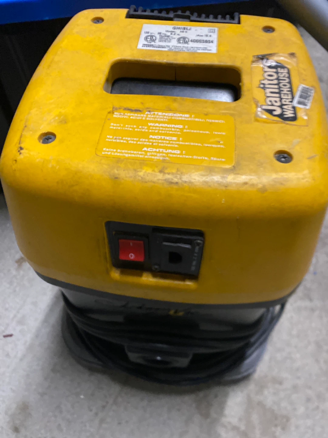 Ghibli AS 5 Vacuum Cleaner