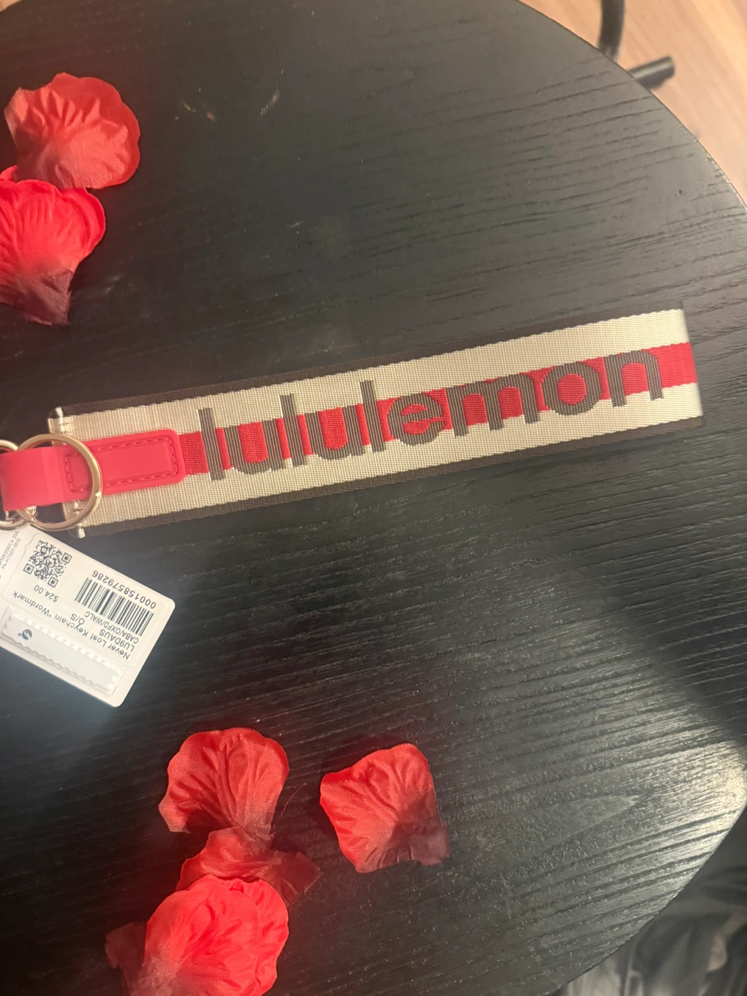 Lululemon Never Lost Keychain