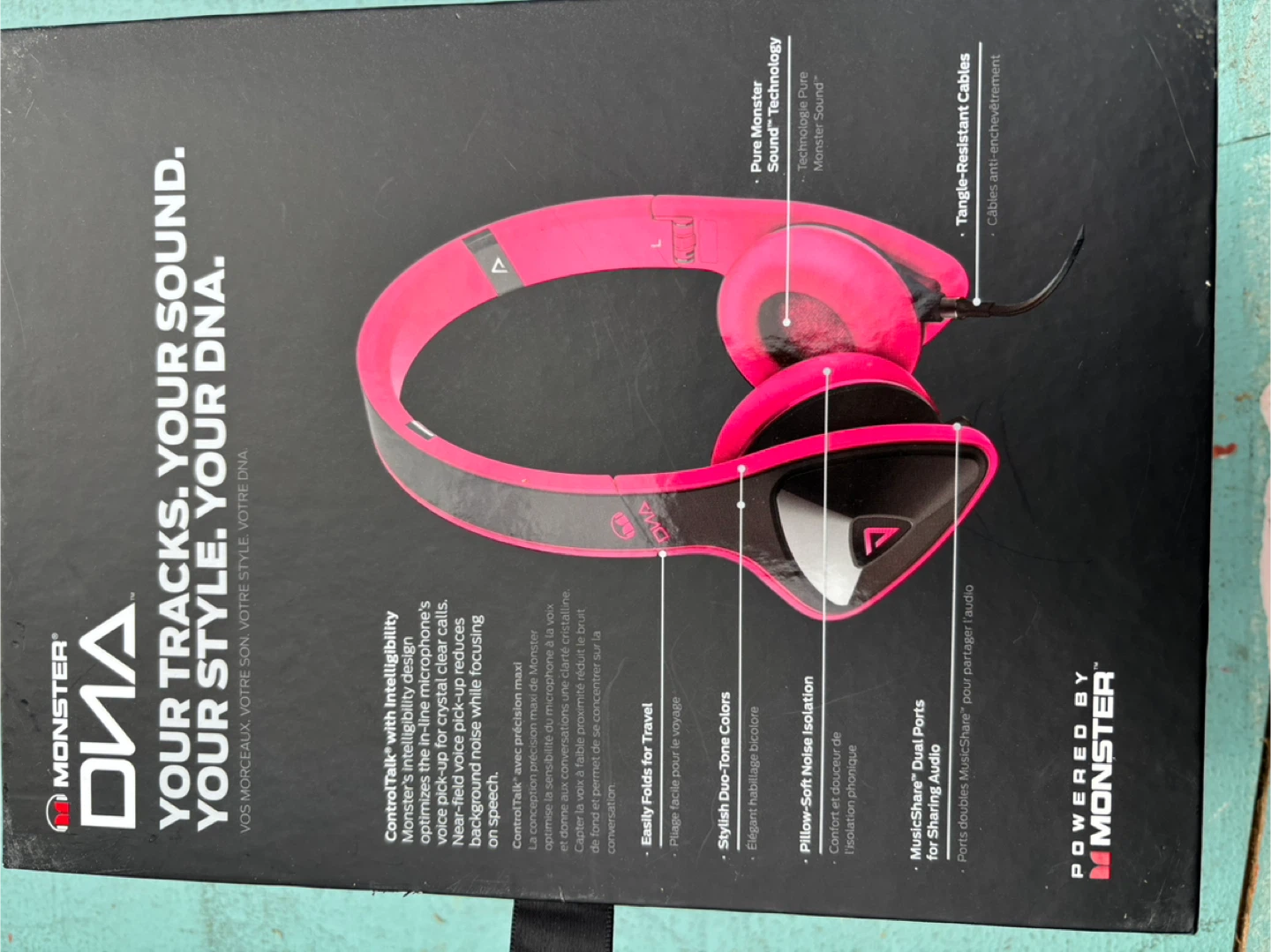 Monster DNA On-Ear Headphones - Laser Pink - photo 2