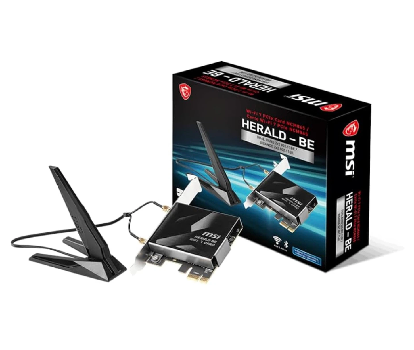 MSI HERALD-BE Wi-Fi 7 PCIe Card