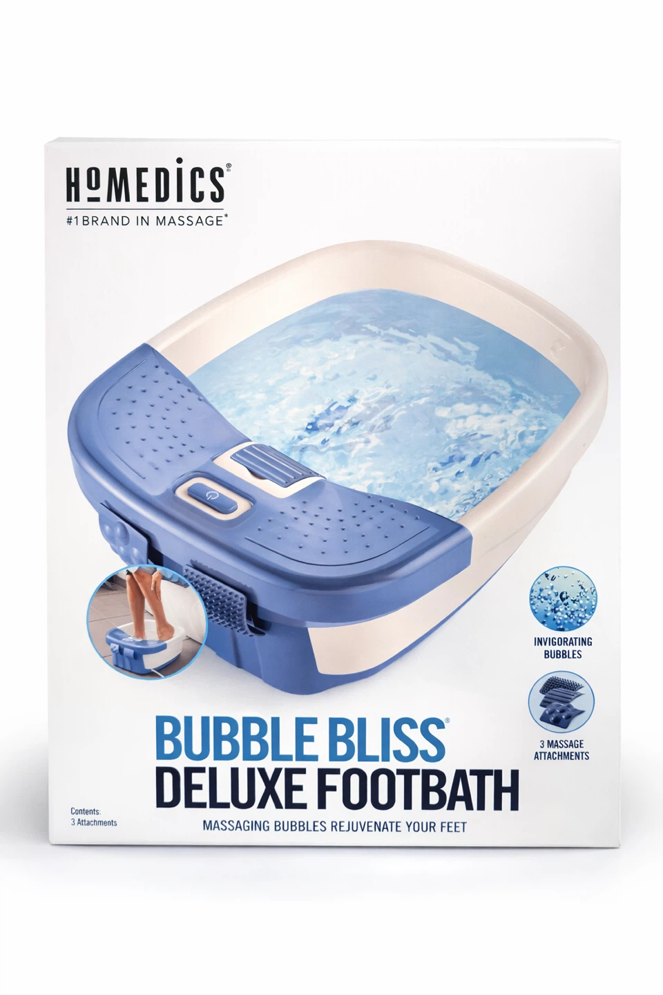 HoMedics Bubble Bliss Deluxe Footbath