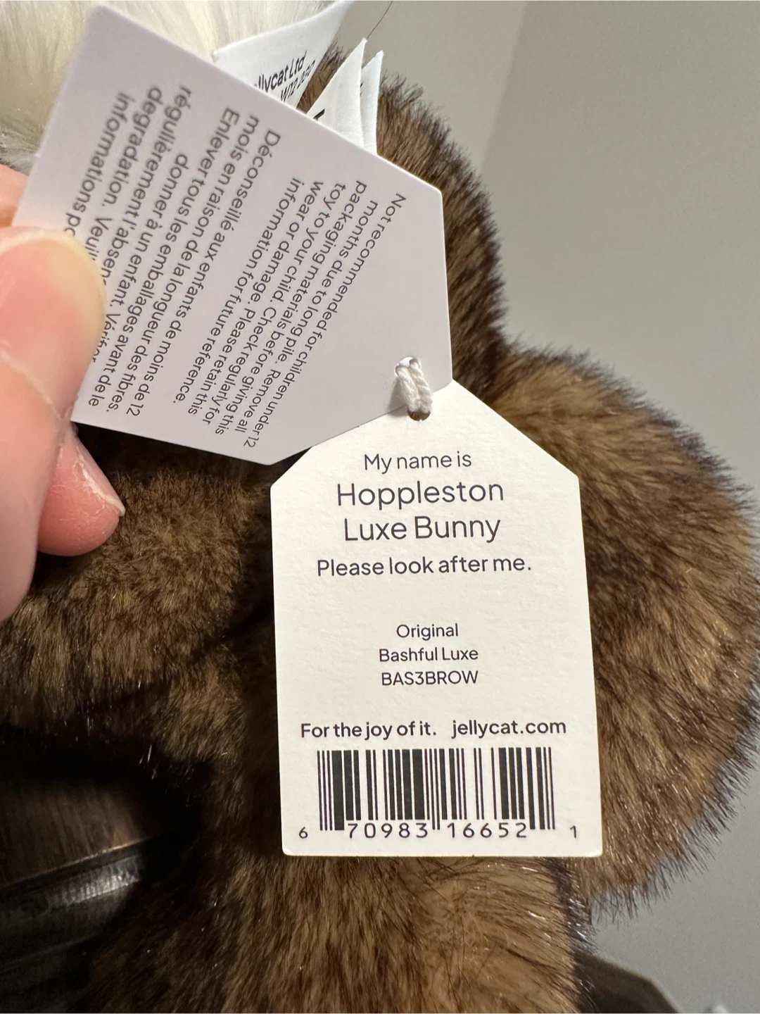 RARE Jellycat Hoppleston Luxe Bunny 🐰 OOS Everywhere! - photo 3