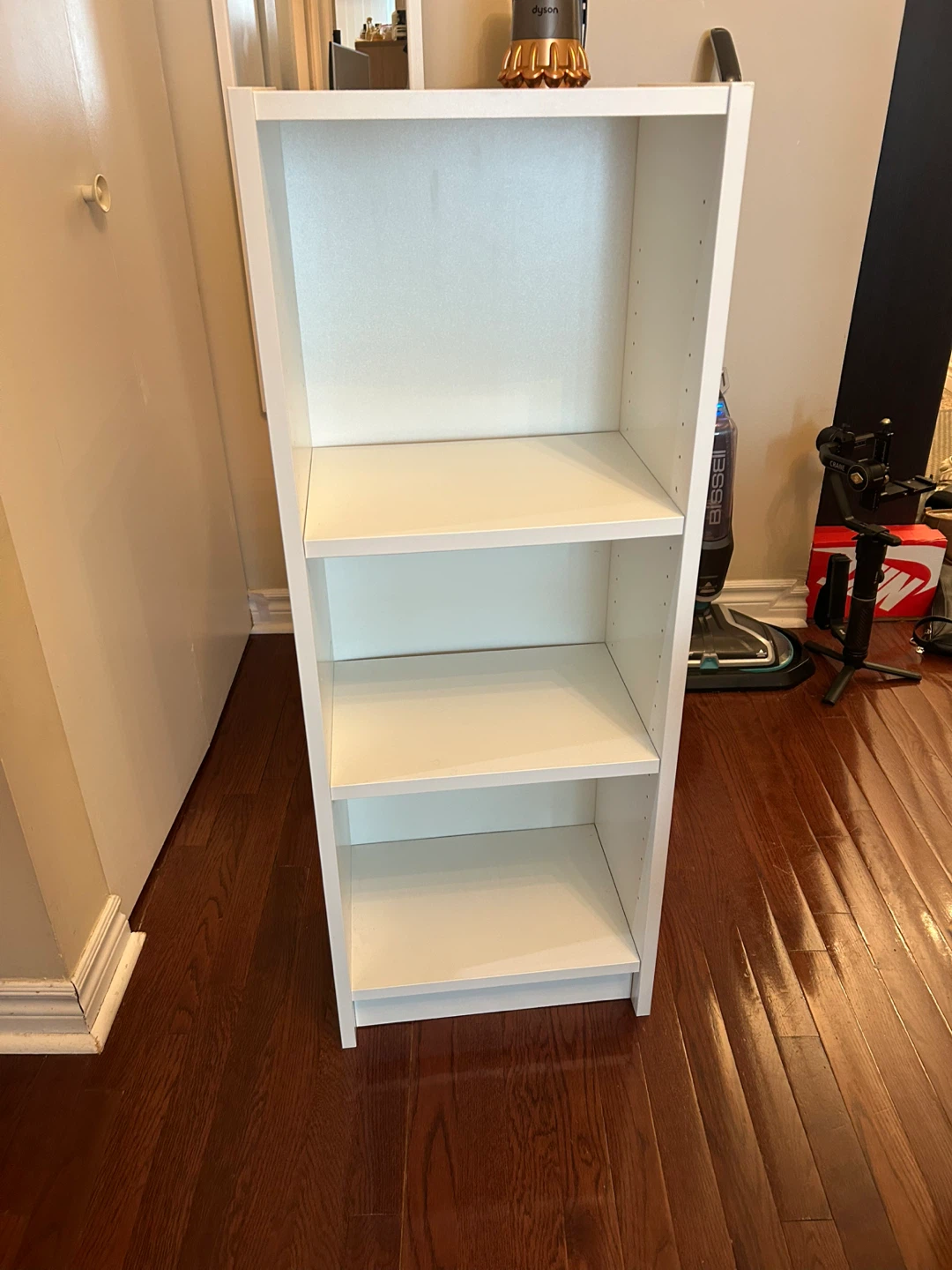 White 3 Shelf Bookshelf