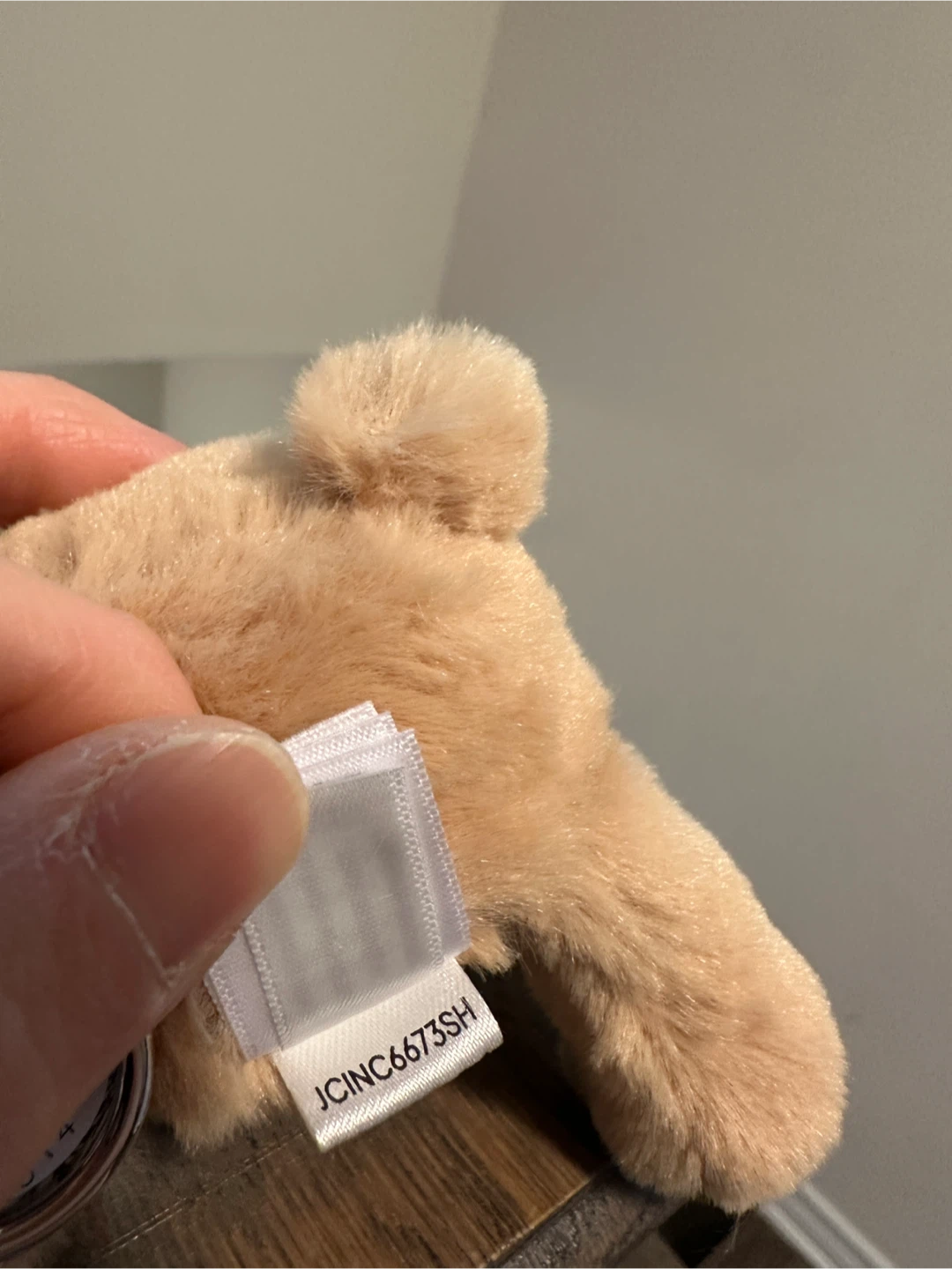 Jellycat Smudge Bear Bag Charm 🧸 Rare & Super Soft! - photo 4