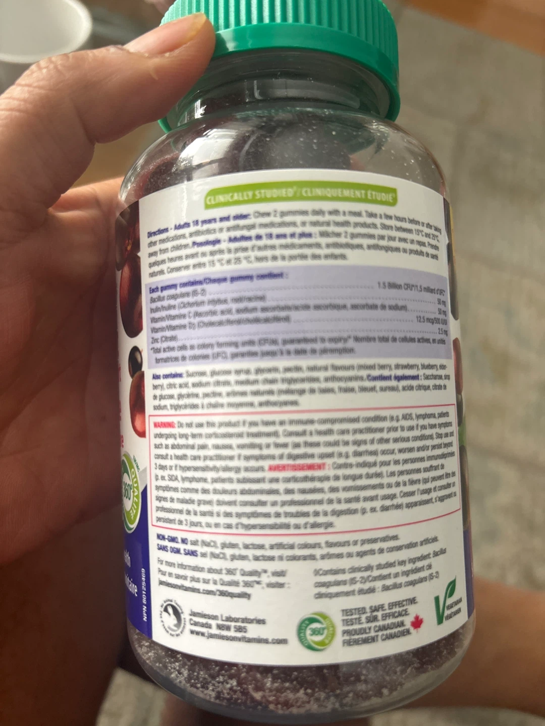 Jamieson Probiotic Immune Support Elderberry Gummies - photo 3