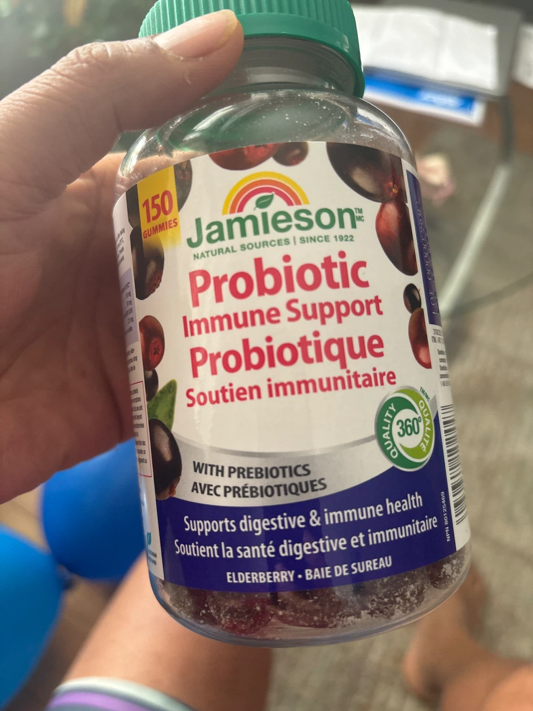 Jamieson Probiotic Immune Support Elderberry Gummies