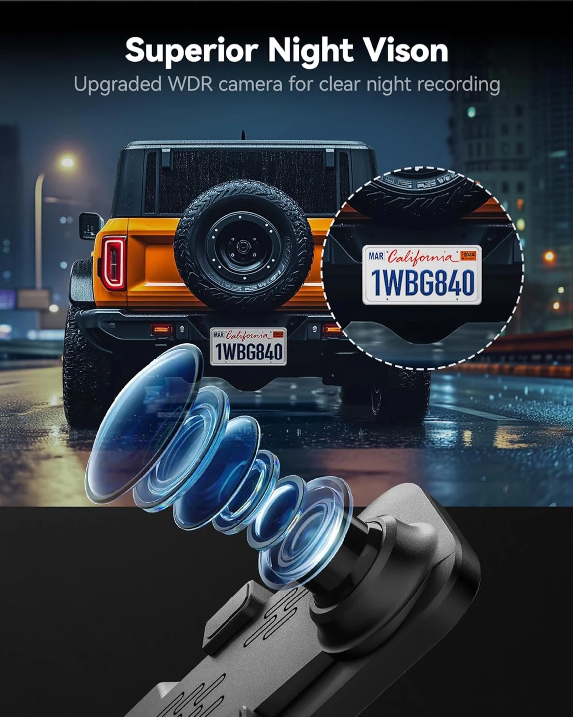 WOLFBOX G840S 12-inch Mirror Dash Cam - photo 4