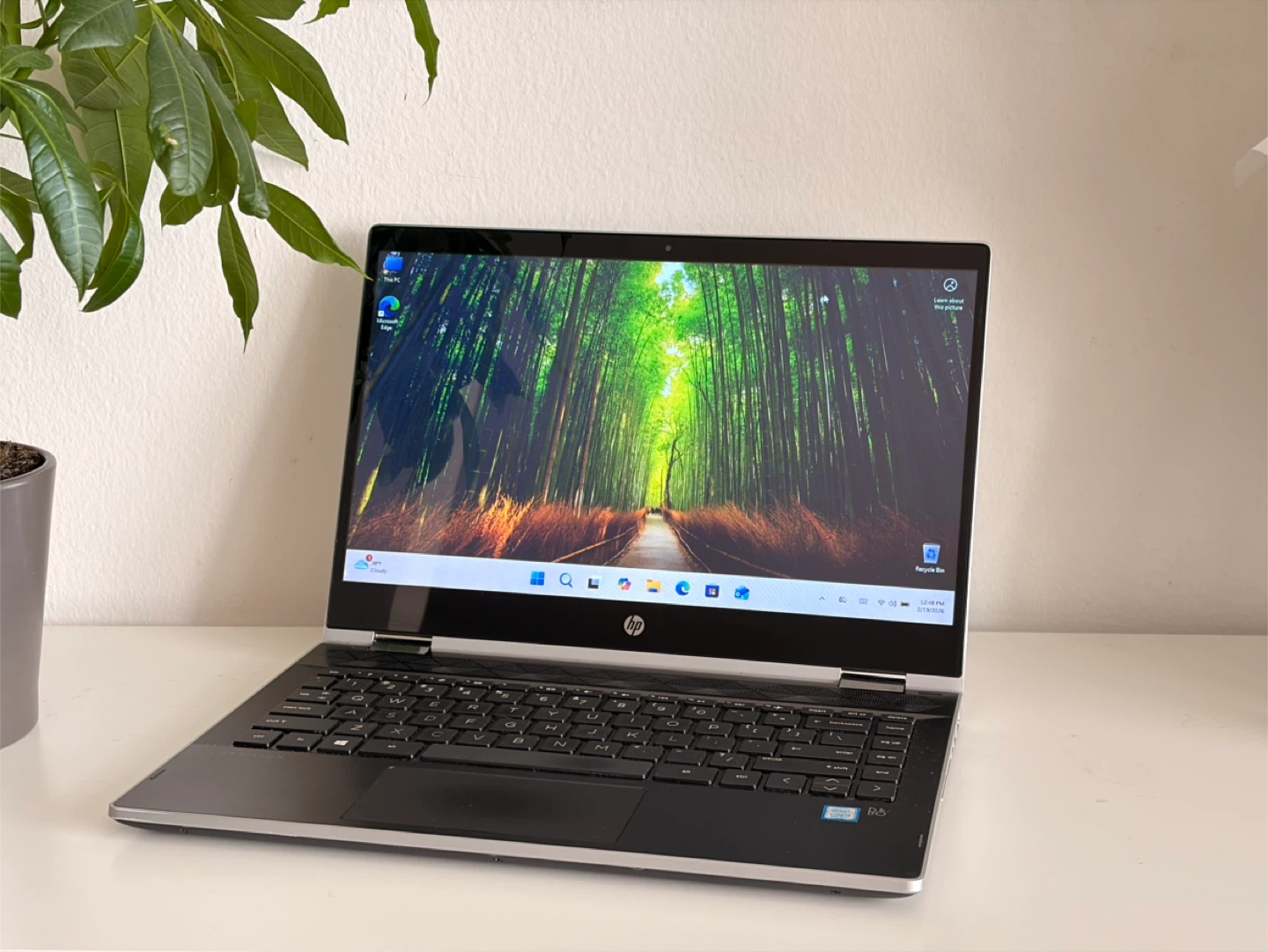 HP Pavilion x360 Convertible 14m Laptop — Core i3 / 8GB / 256GB