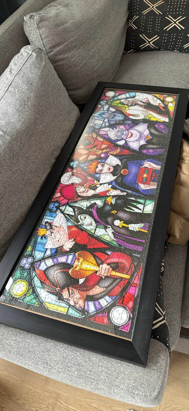 Disney Villains Stained Glass Puzzle