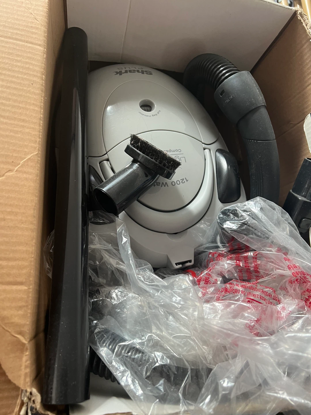 Shark PLUS Lightweight Canister Vacuum Cleaner - 1200 Watt