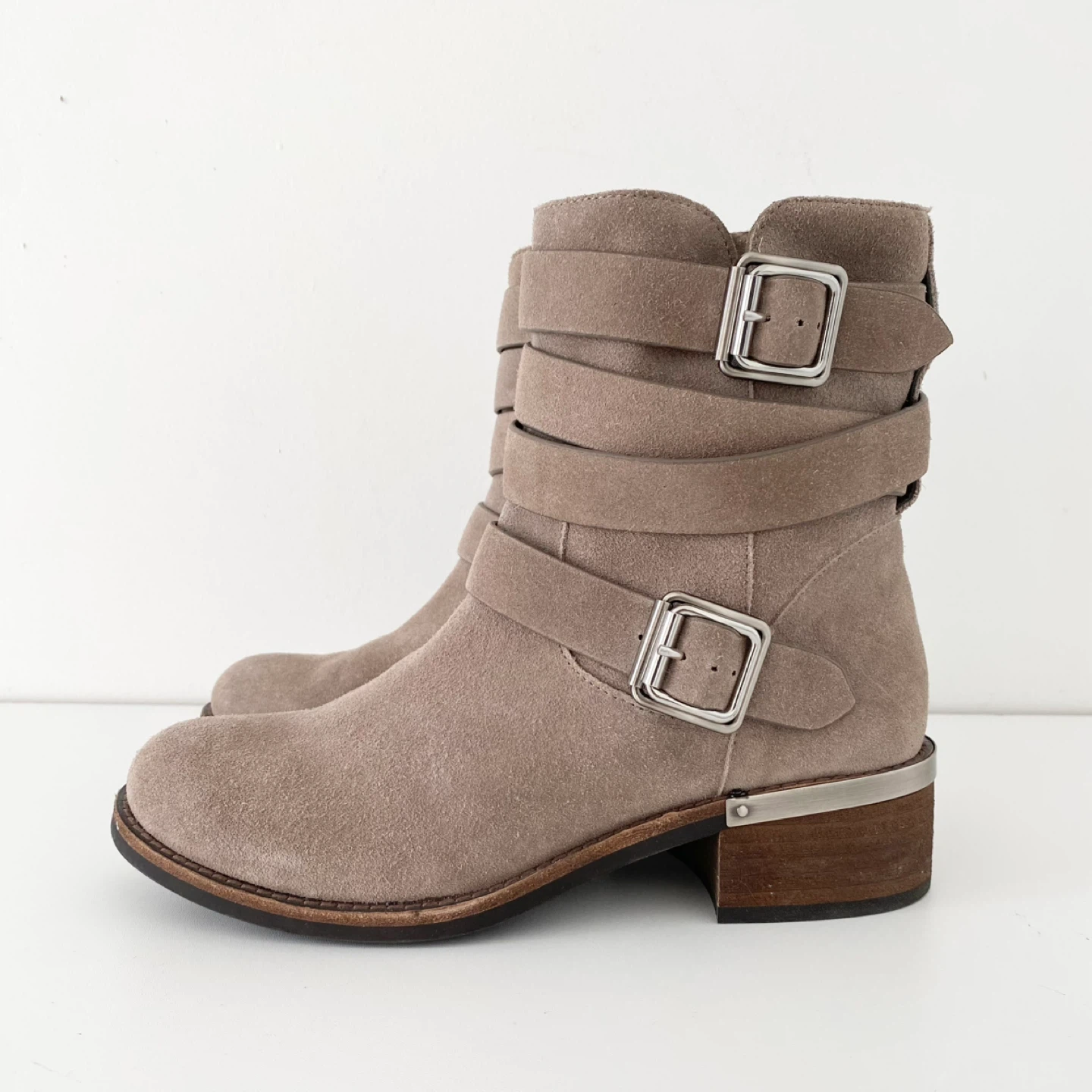 Vince Camuto Suede Webey Moto Boots - photo 3