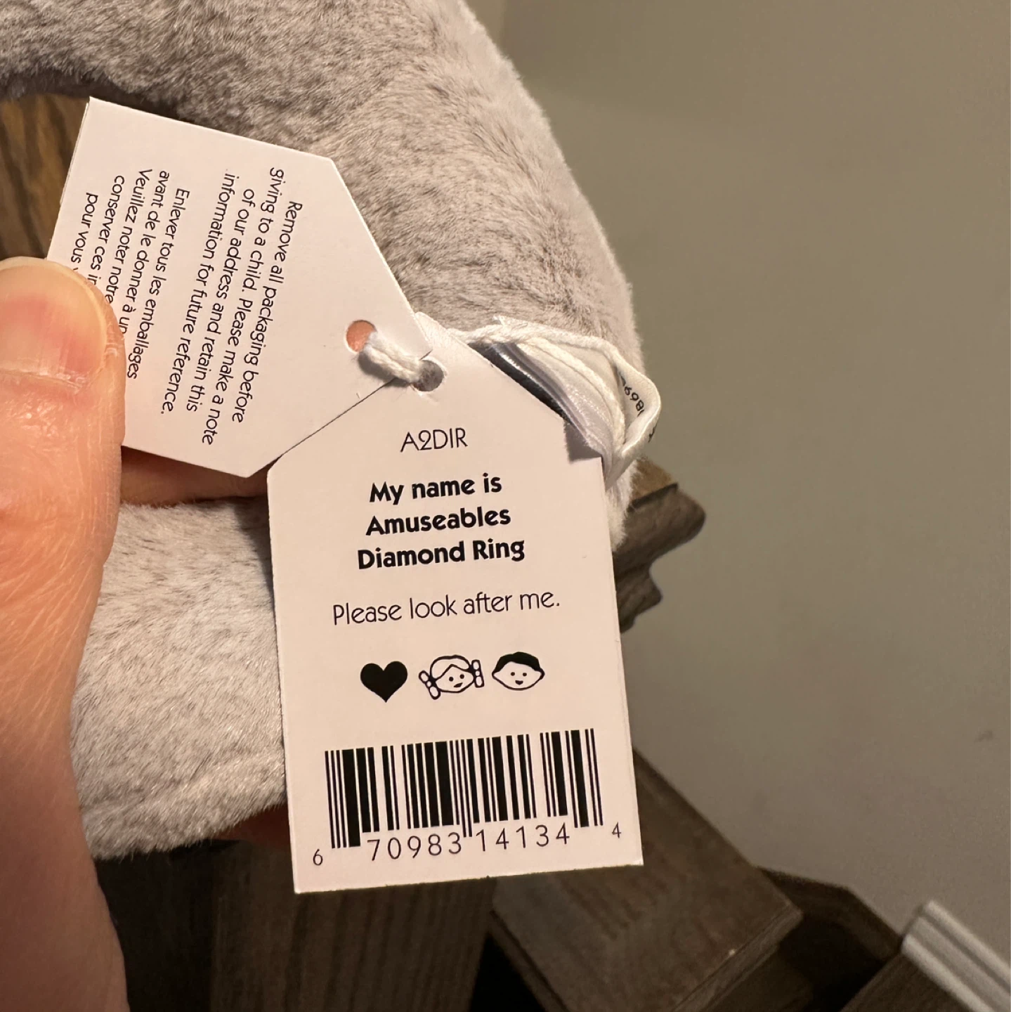 Jellycat Diamond Ring 💍 Perfect Engagement Gift! - photo 3