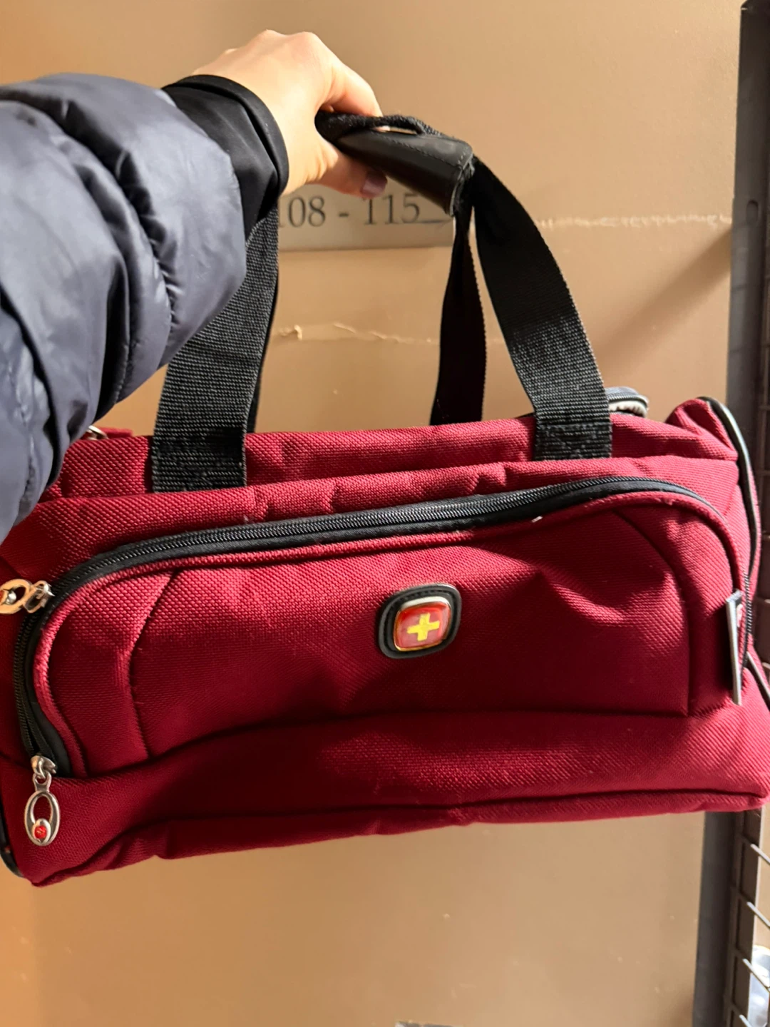 Swiss Gear Red Duffle Bag
