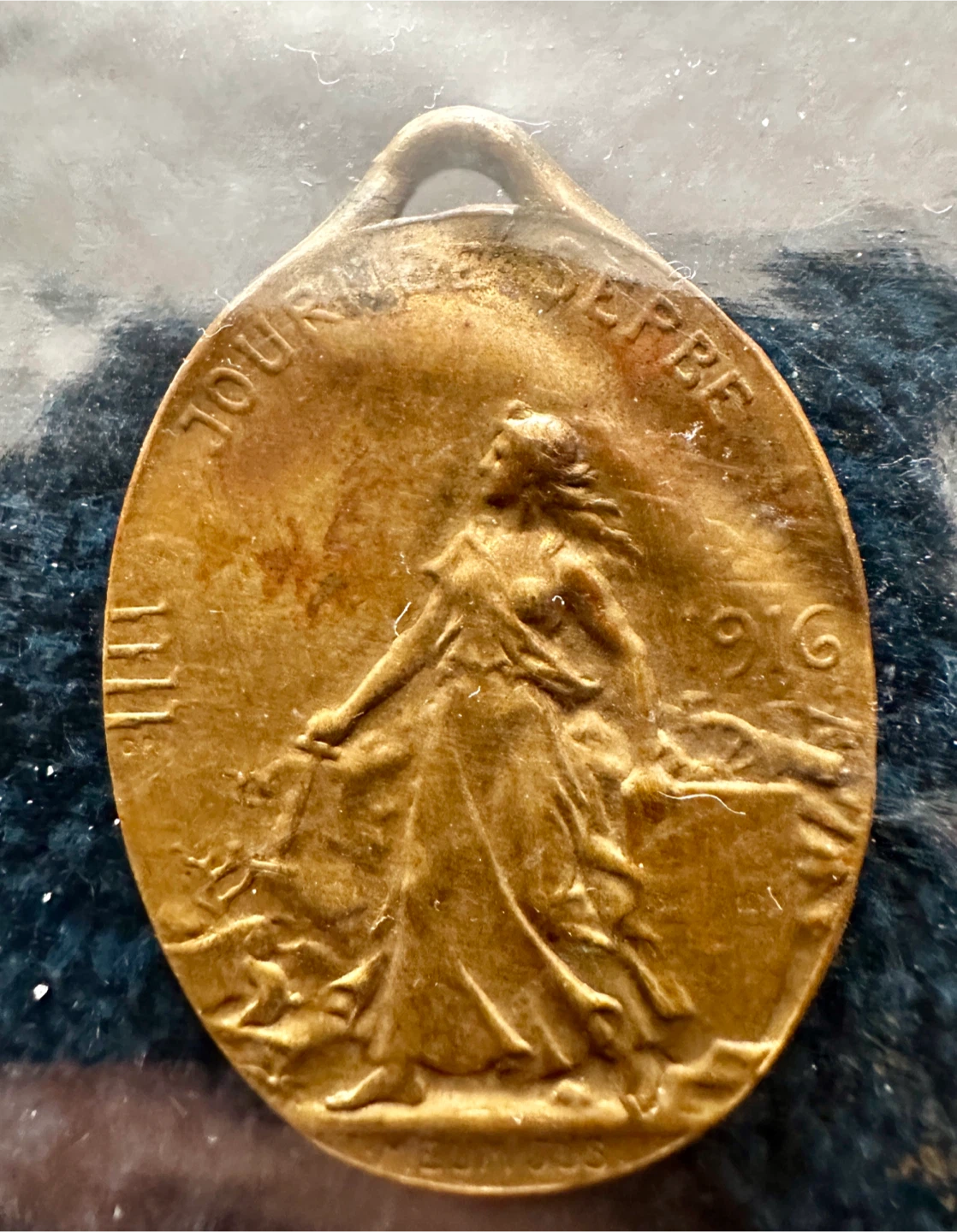 1916 WWI FRENCH Journee Serbe 1916 Medal