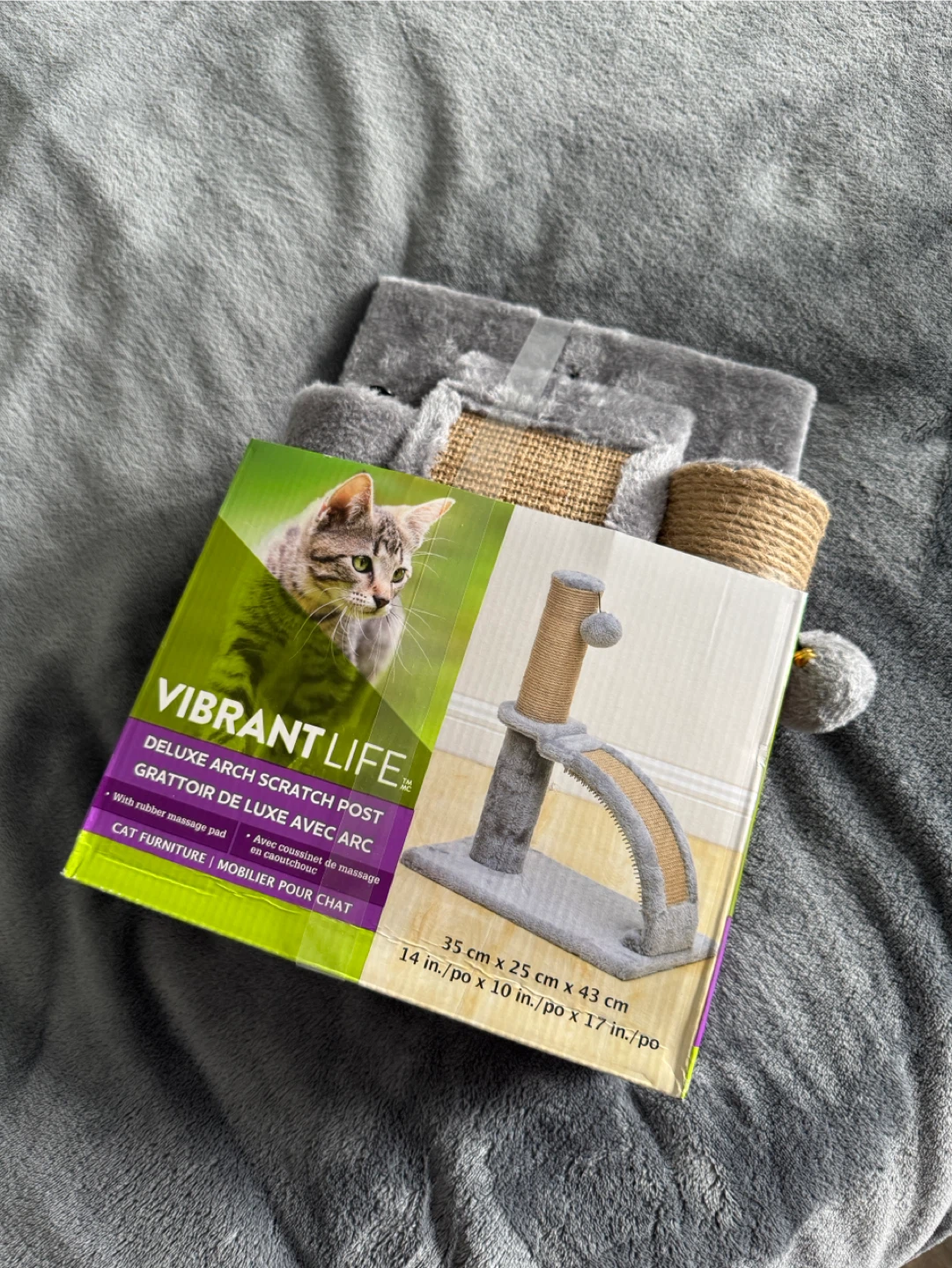 Vibrant Life Deluxe Arch Scratch Post for Cats