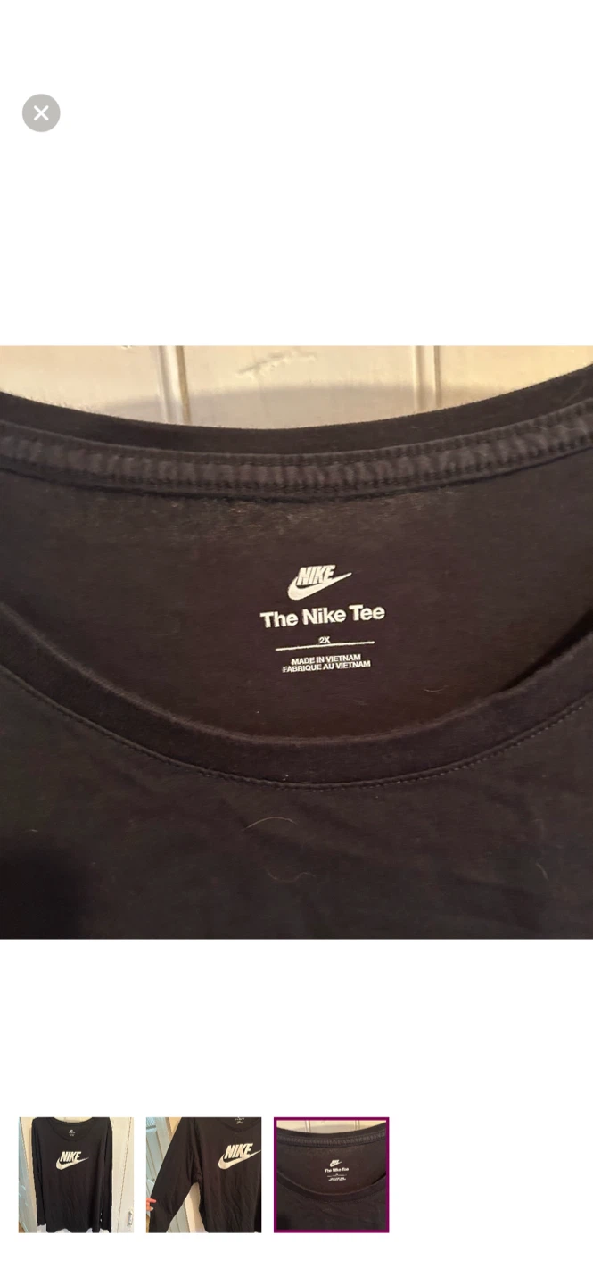 Nike The Nike Tee Long Sleeve T-Shirt Size 2XL - photo 3