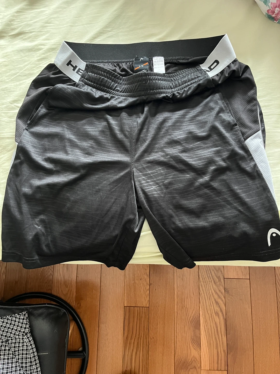 Men's Head Athletic Shorts Black L/G
