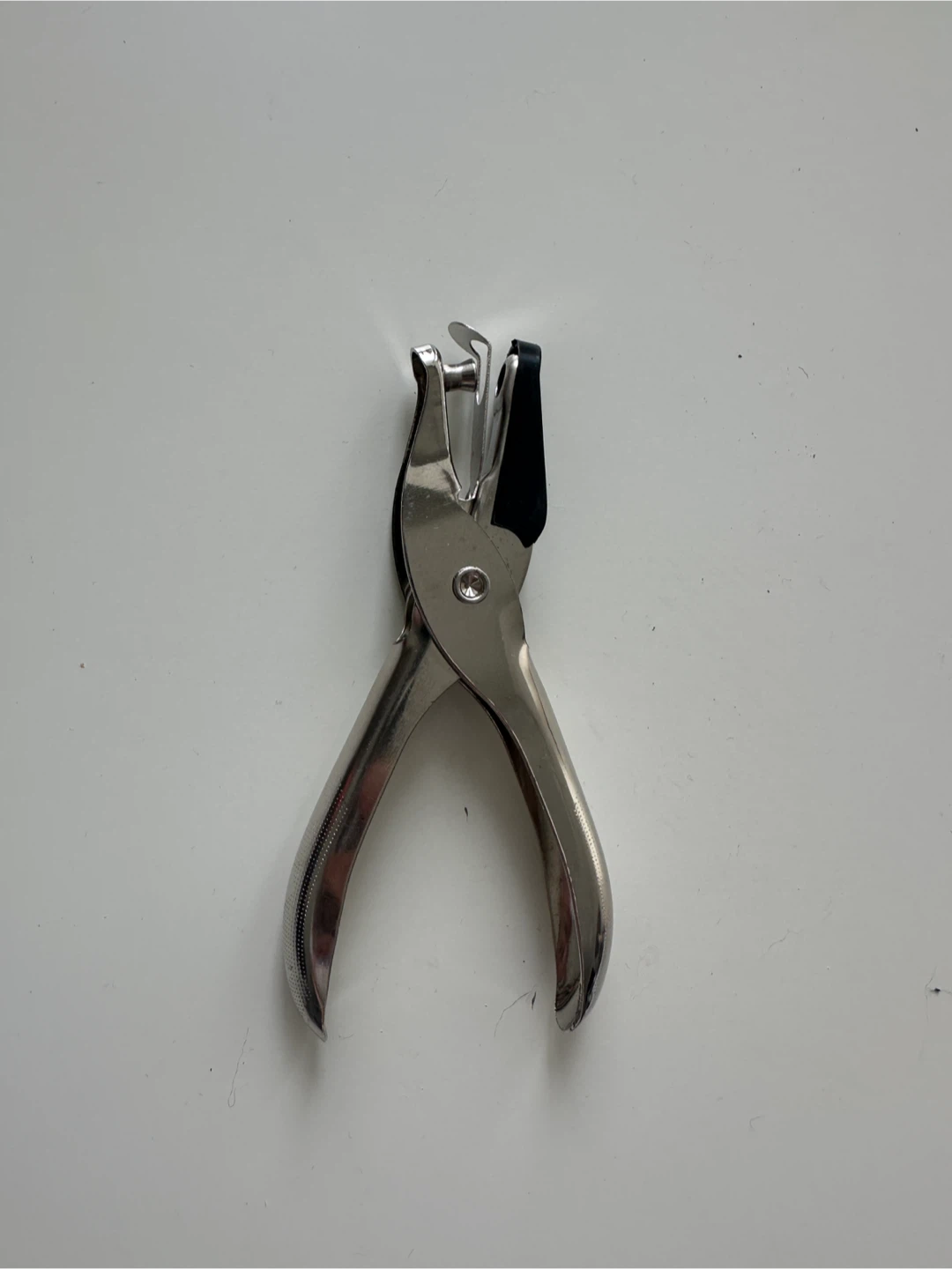 Silver Metal Single Hole Punch