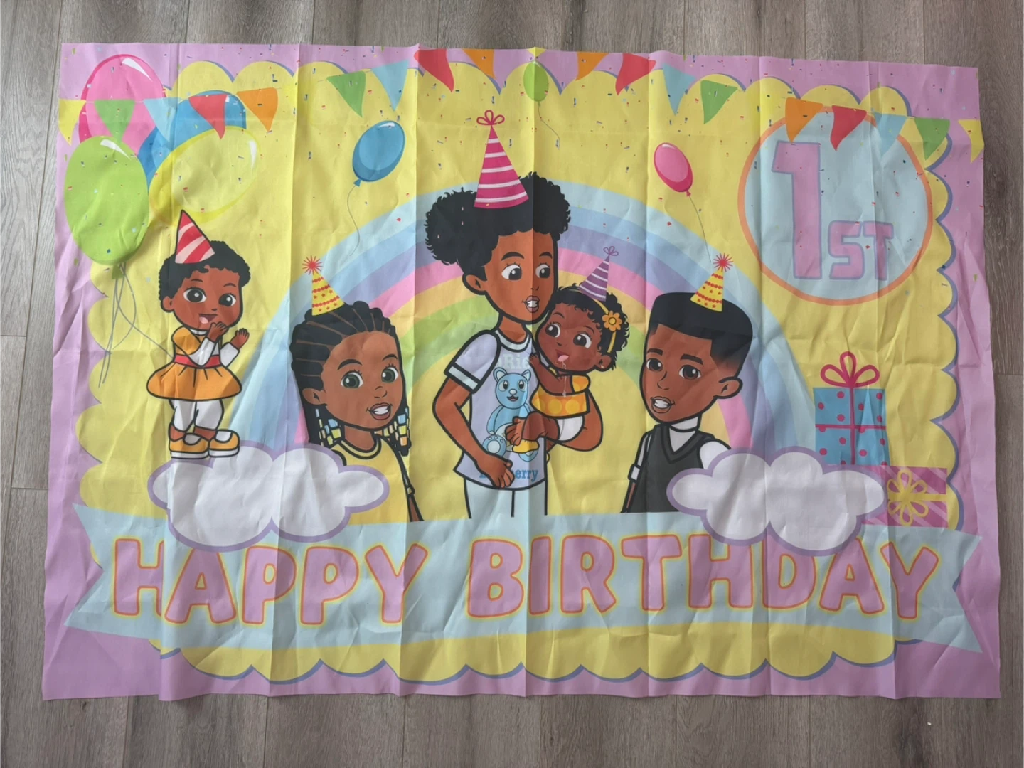 Happy 1st Birthday Banner