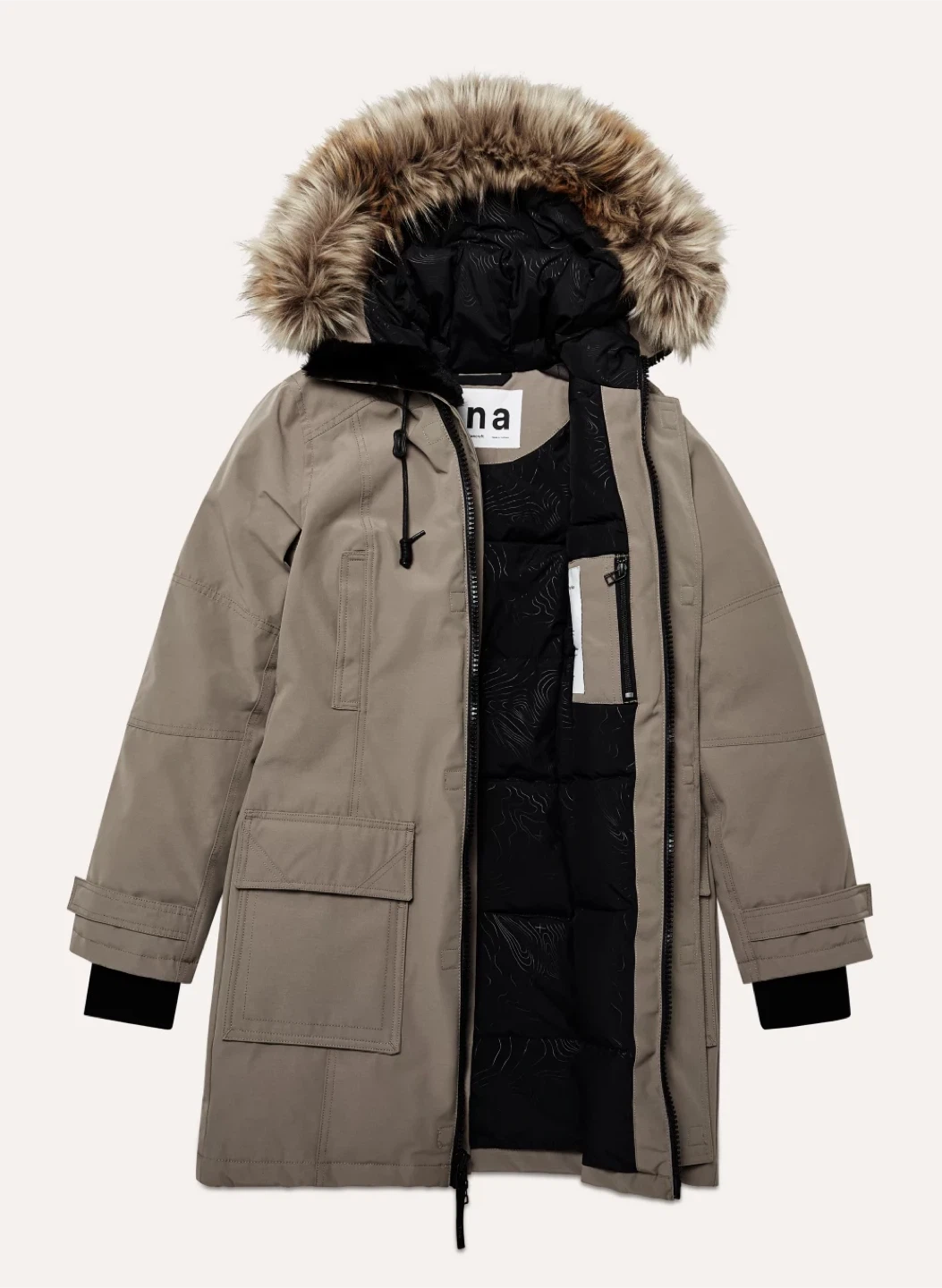 Tna Parka with Faux Fur Hood