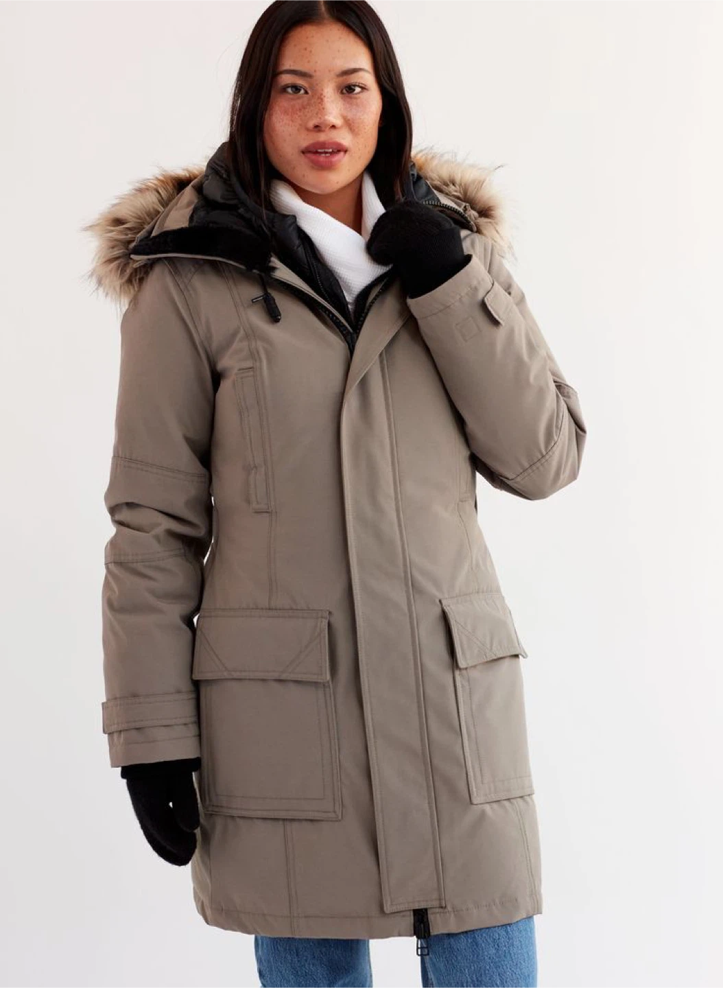 Tna Parka with Faux Fur Hood - photo 2