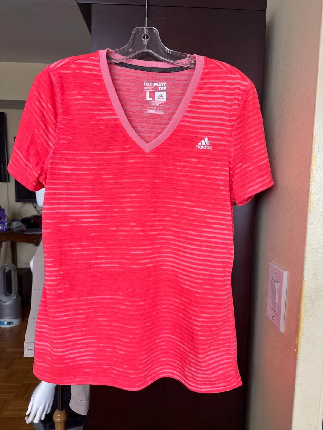 Adidas Neon Pink Top Size L - photo 3