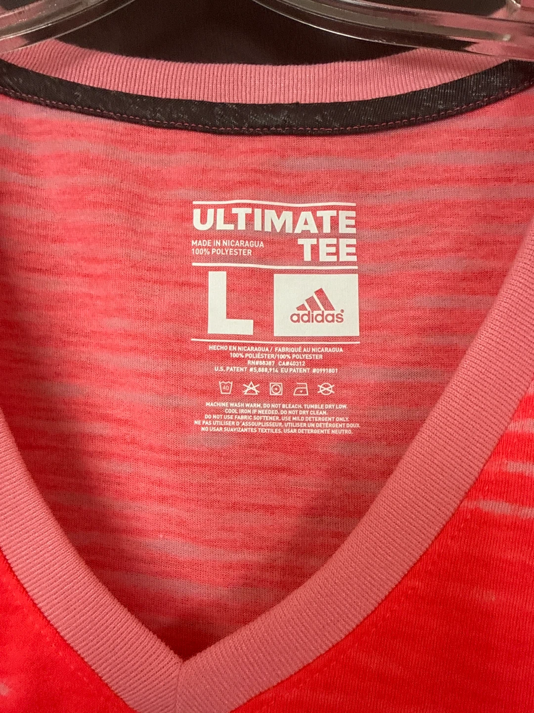 Adidas Neon Pink Top Size L - photo 5