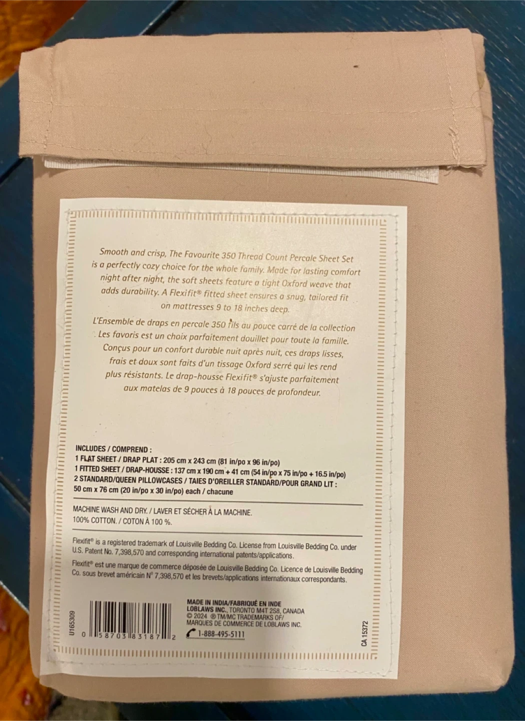President's Choice The Favourite Les Favoris Percale Sheet Set - photo 2