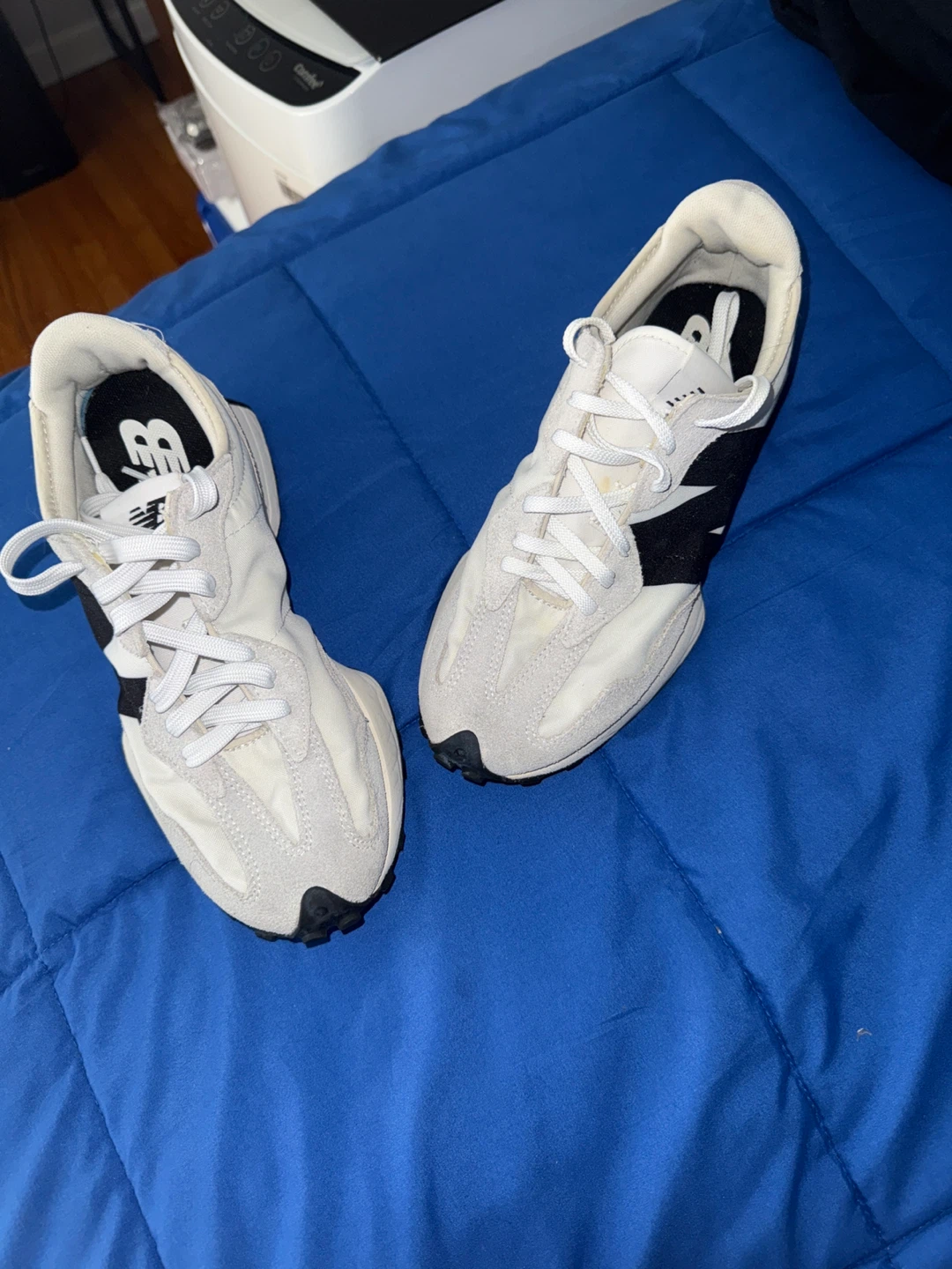 New Balance 327 "Cream/Black" Sneakers - US Women's 7